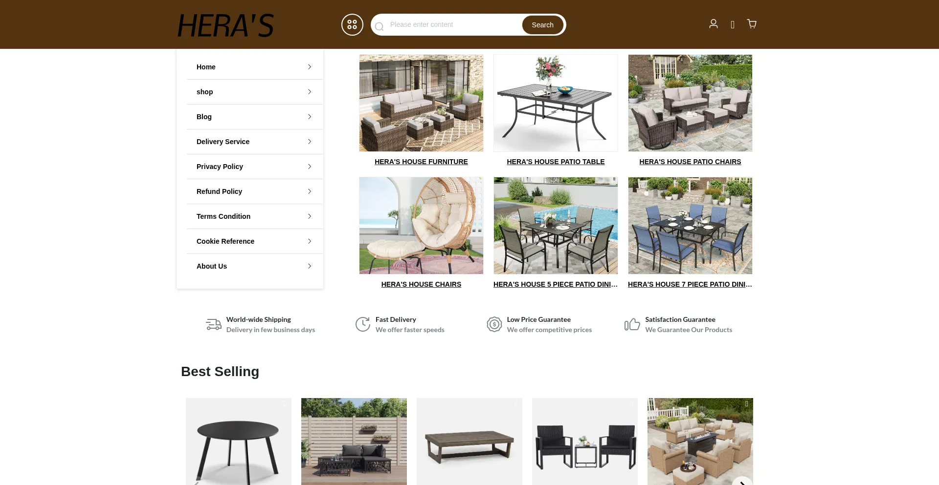 Herashousepatiofurniture.shop 安全可靠吗？