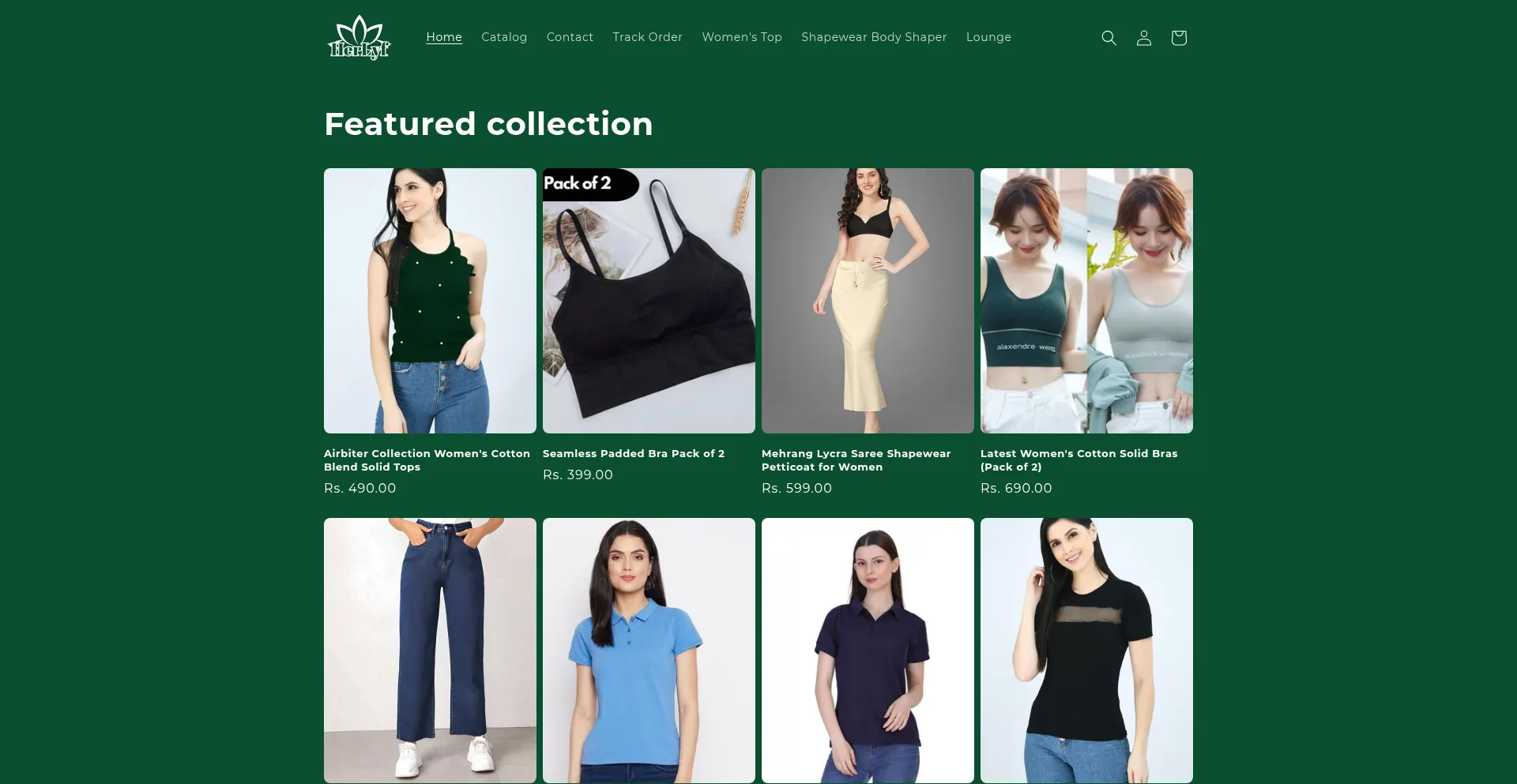 Website screenshot of Herlyf.store