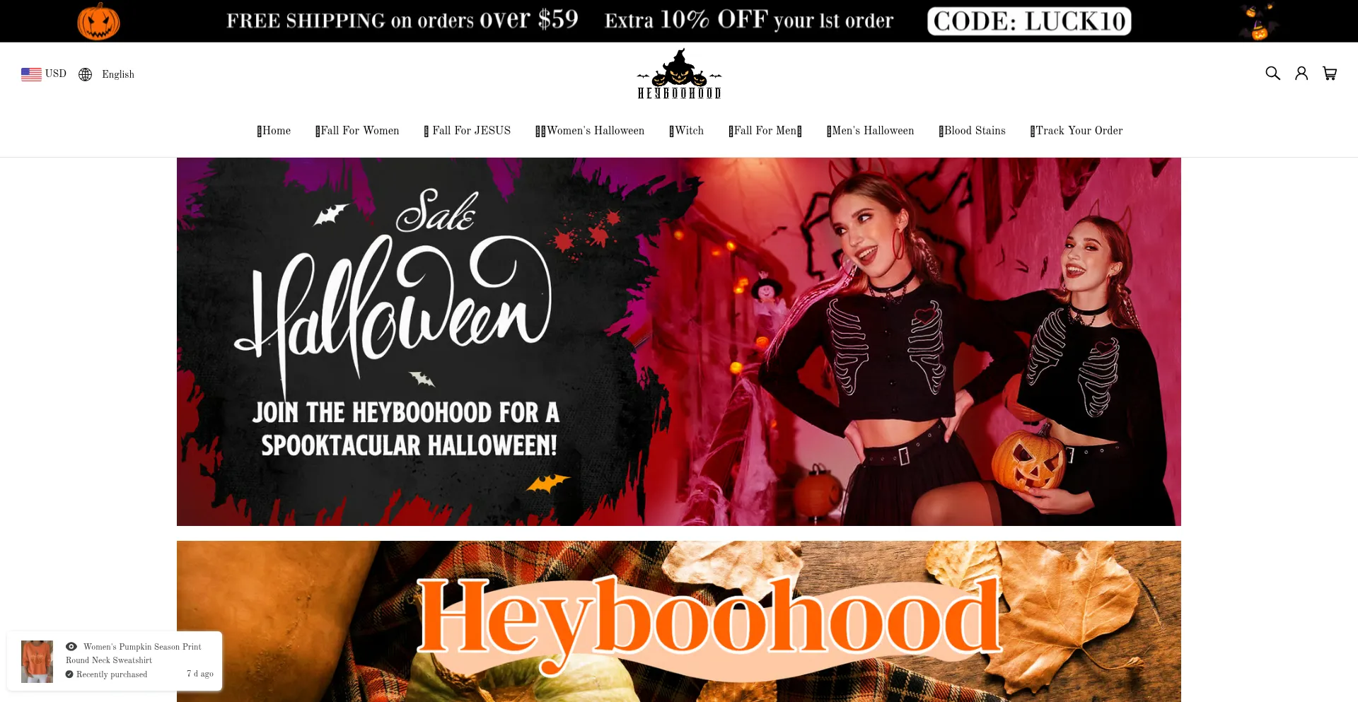Website screenshot of Heyboohood.com