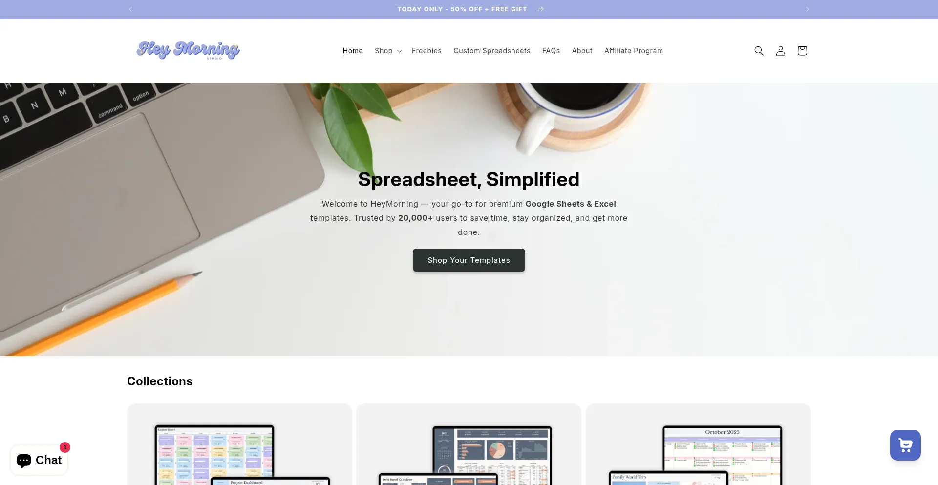 Heymorningstudio.com Screenshot
