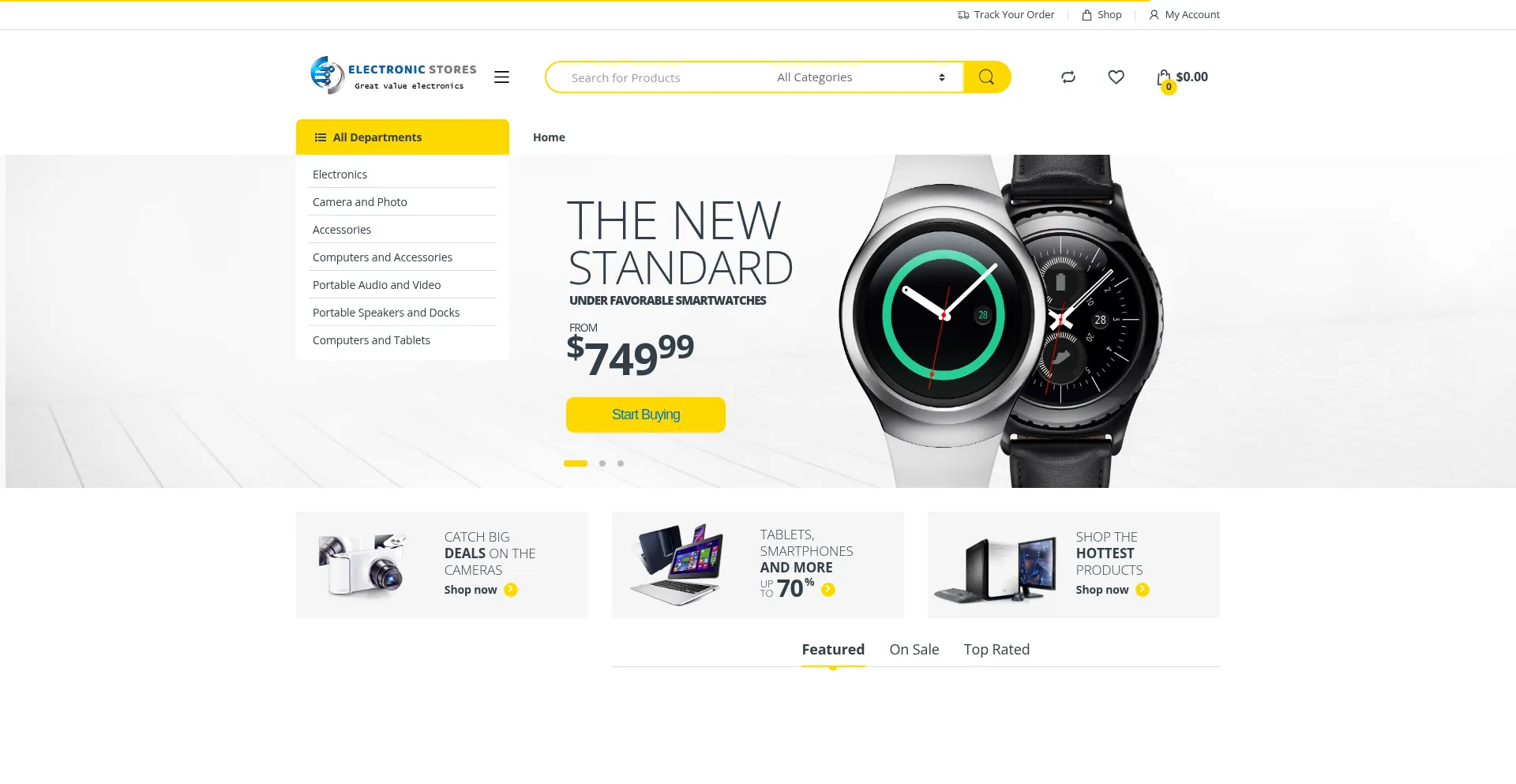 Website screenshot of Hi-techwarehouse.com