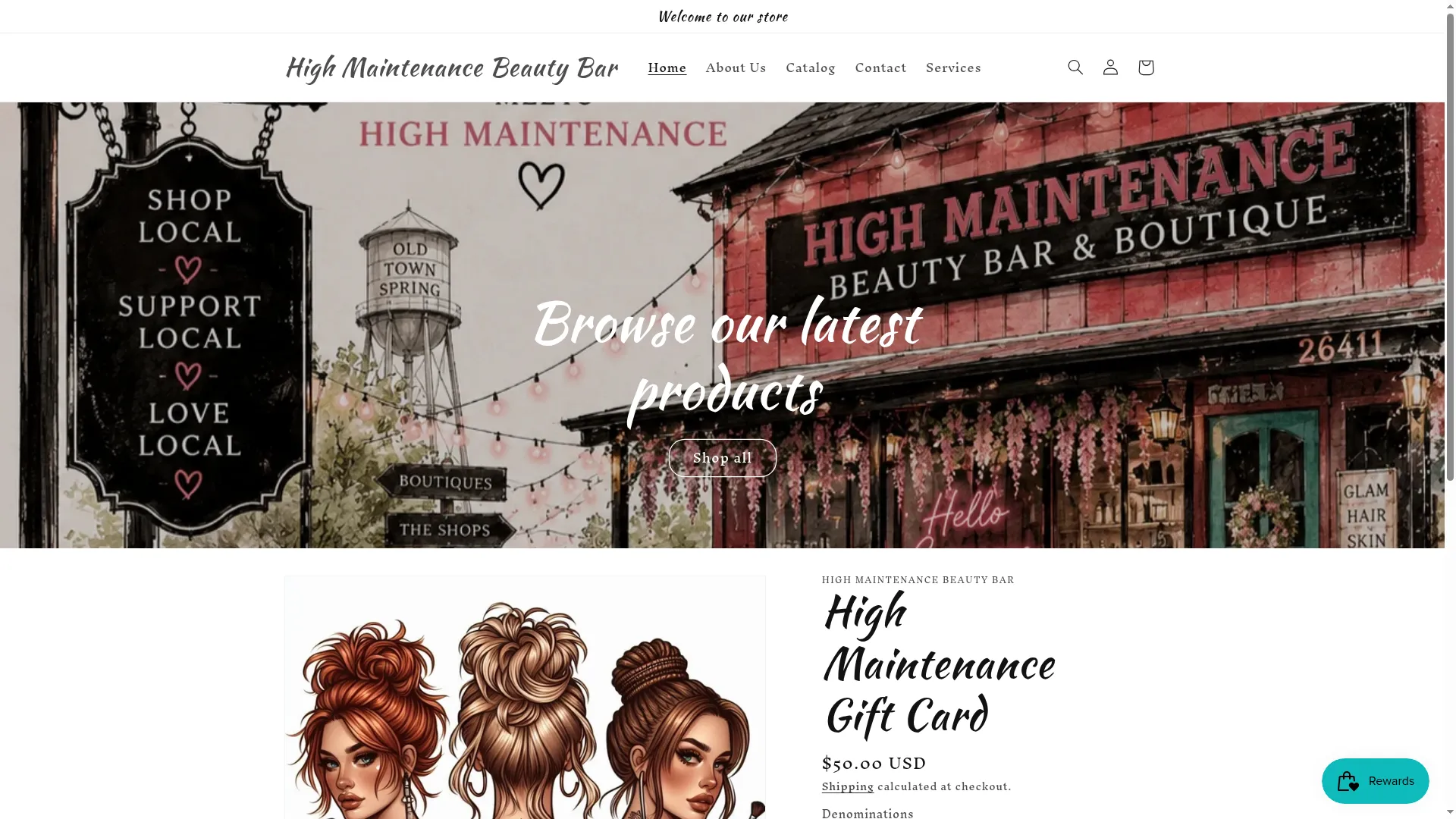 Highmaintenancebeautybar.com