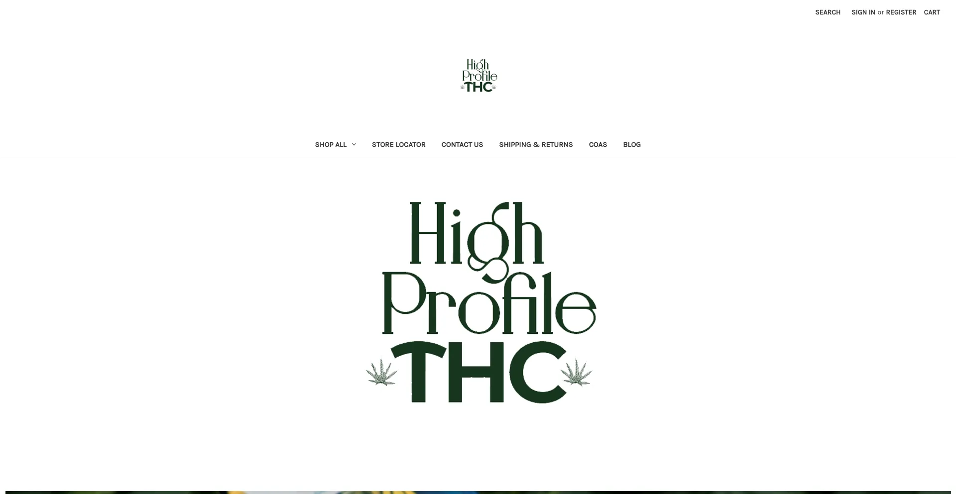 Website screenshot of Highprofilelife.com