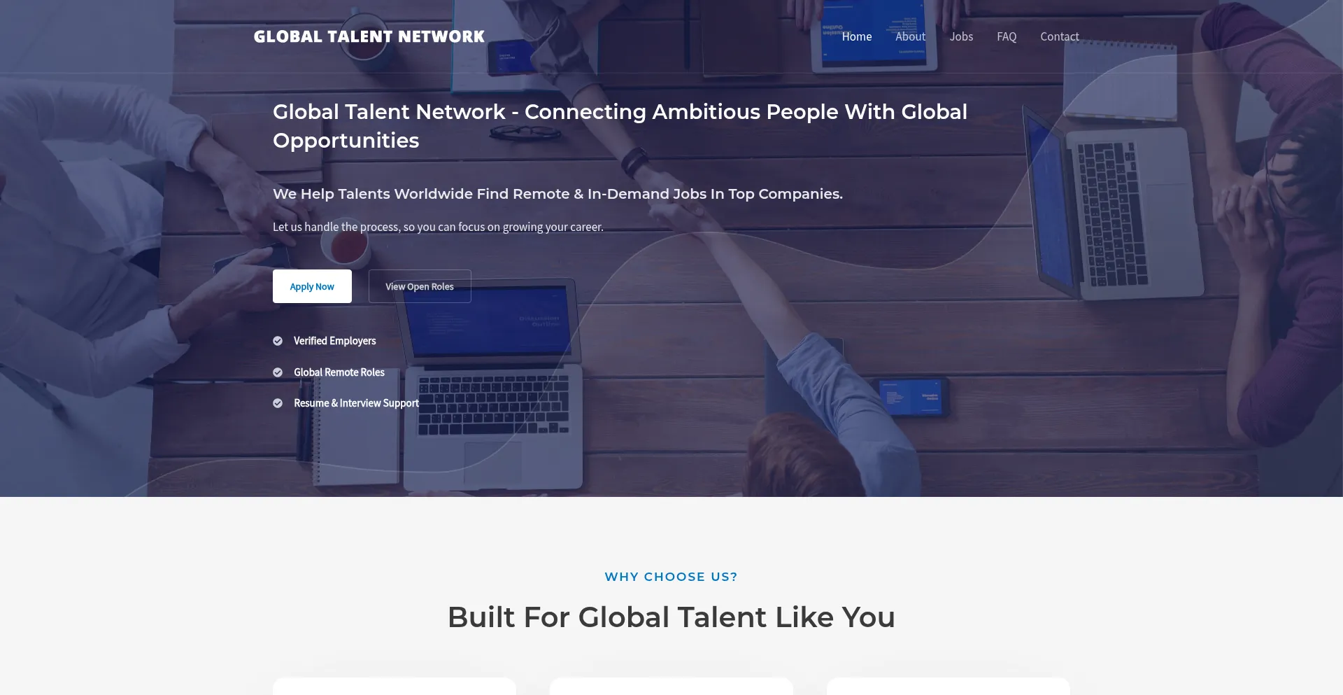 Website screenshot of Hirepointeurope.com