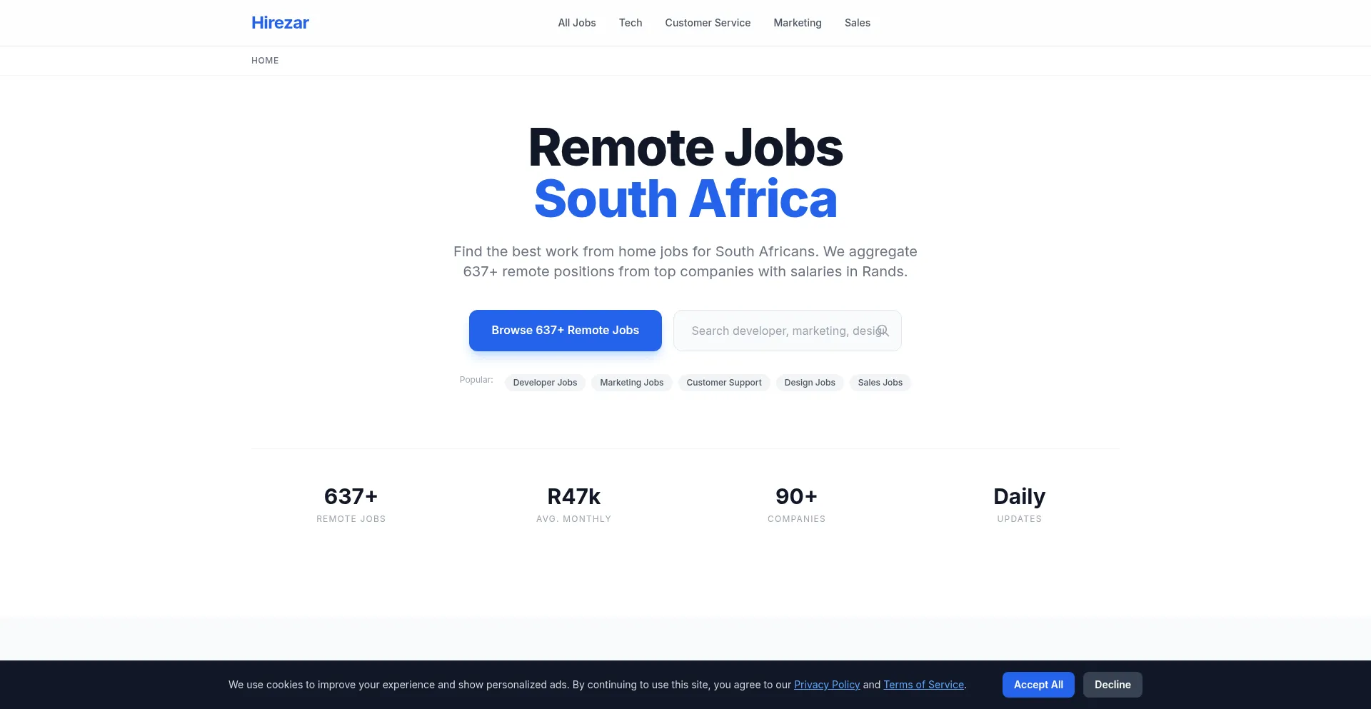 Hirezar.co.za
