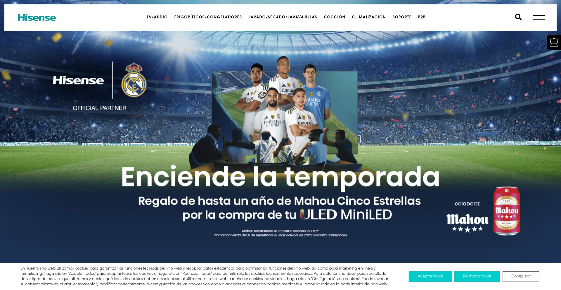 Hisense.es Screenshot
