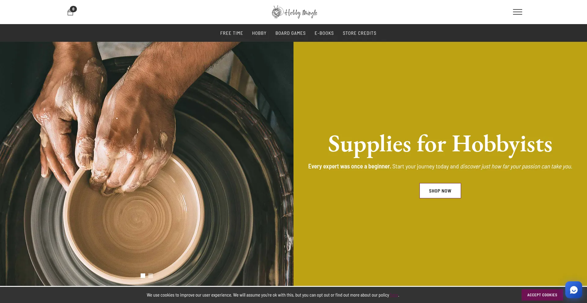 Hobbymingle.com Screenshot