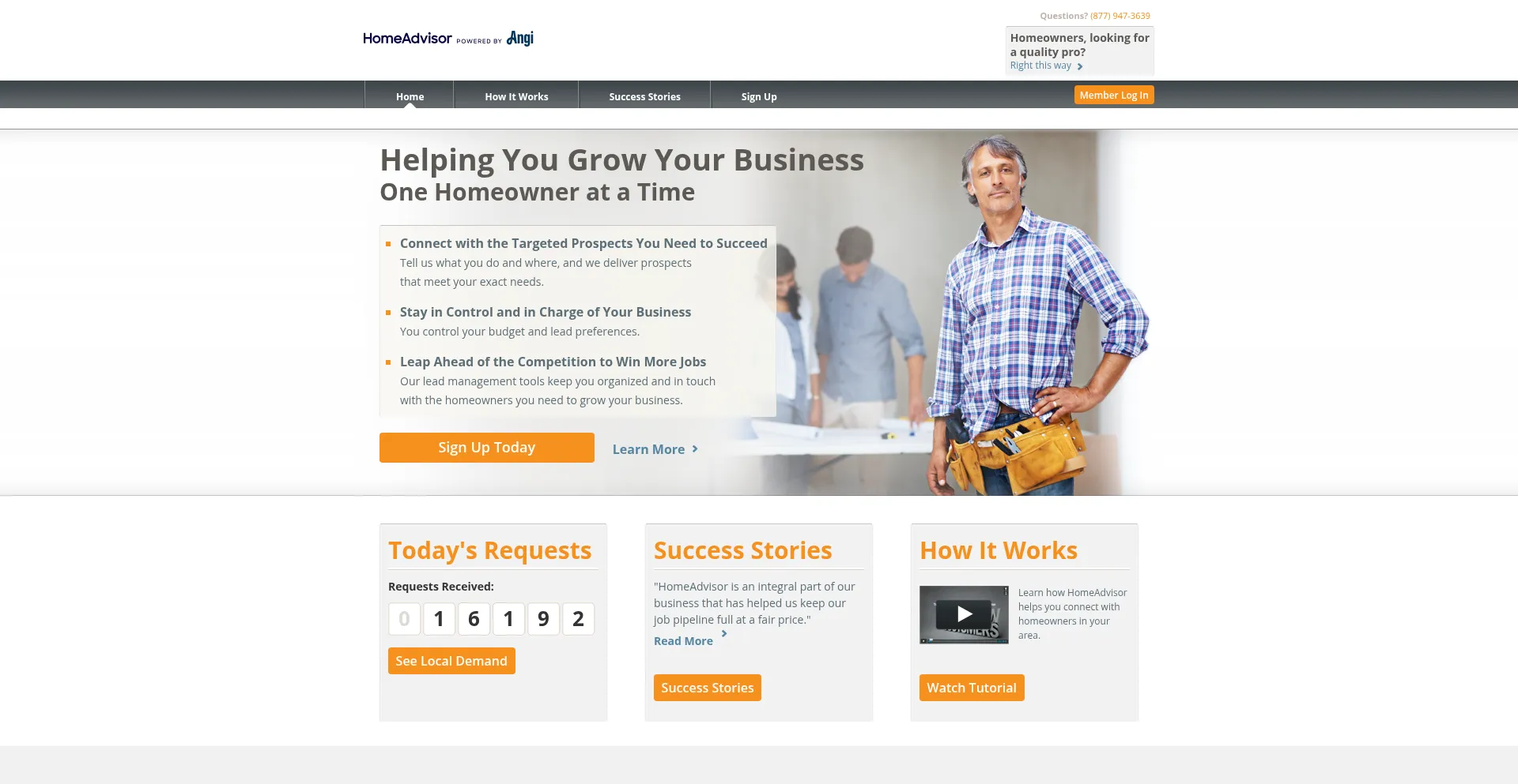 Homeadvisorpros.com Screenshot