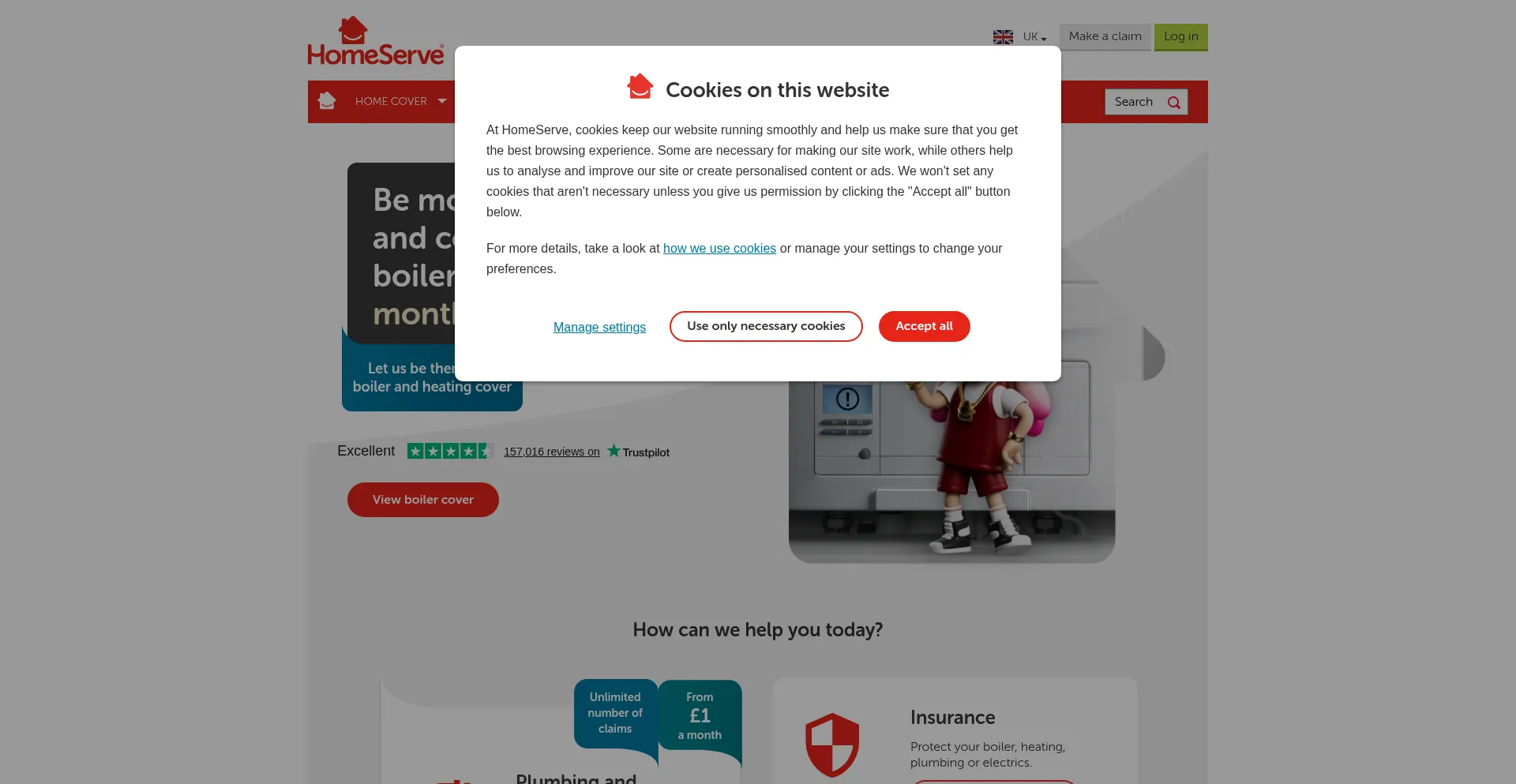 Homeserve.co.uk 安全可靠吗？