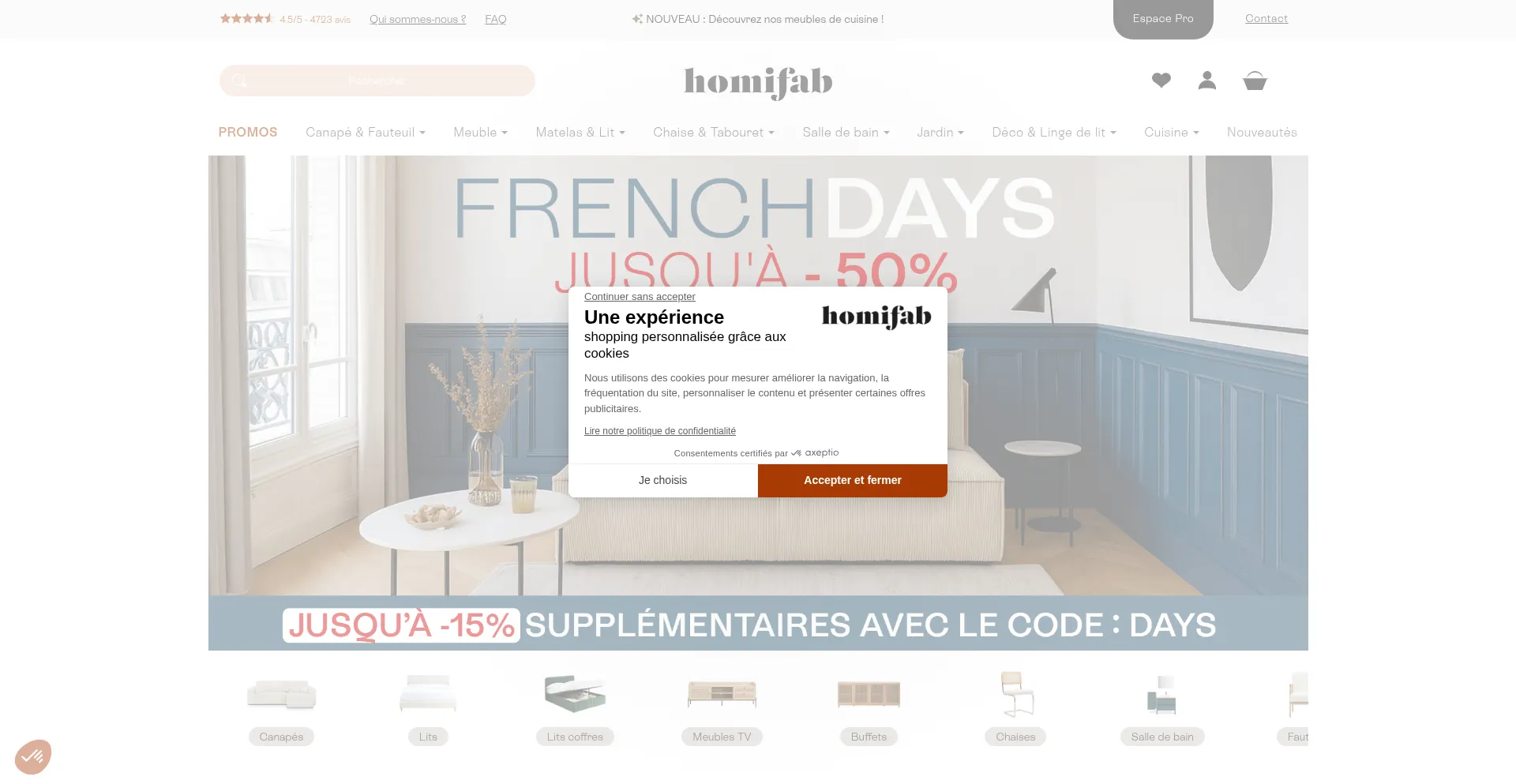 Homifab.com Screenshot