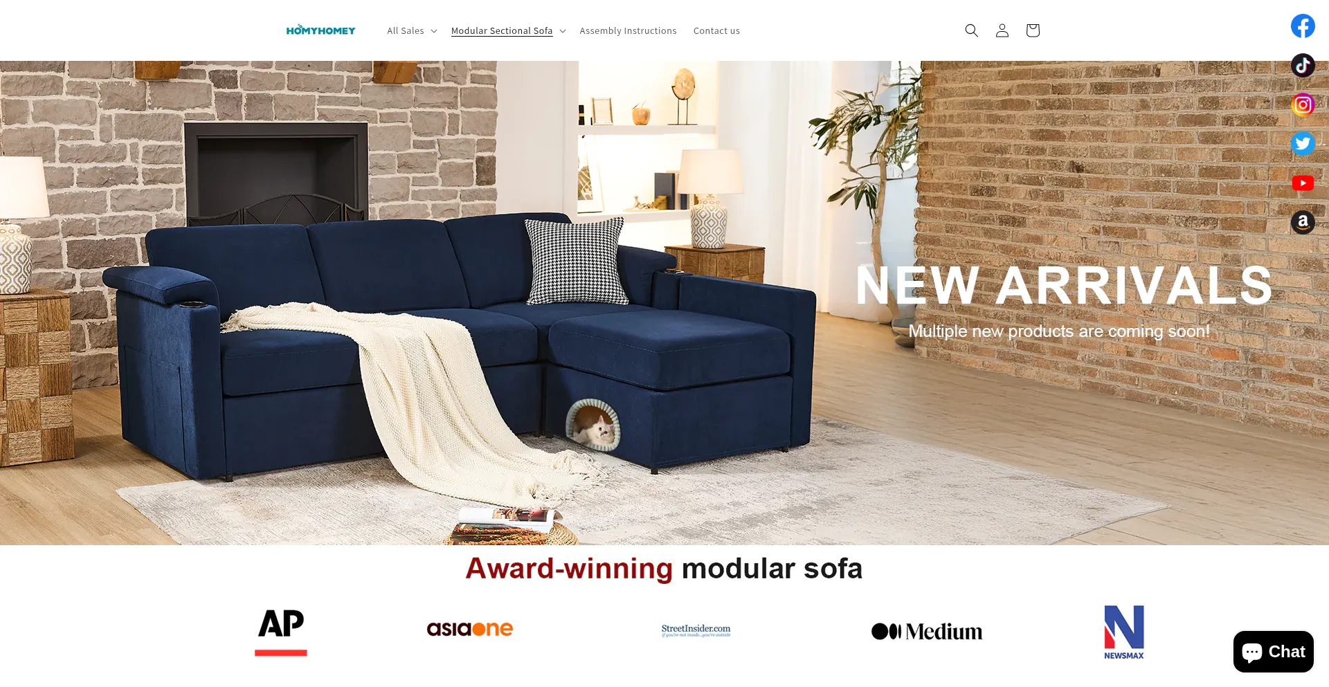 Homyhomey.com Screenshot