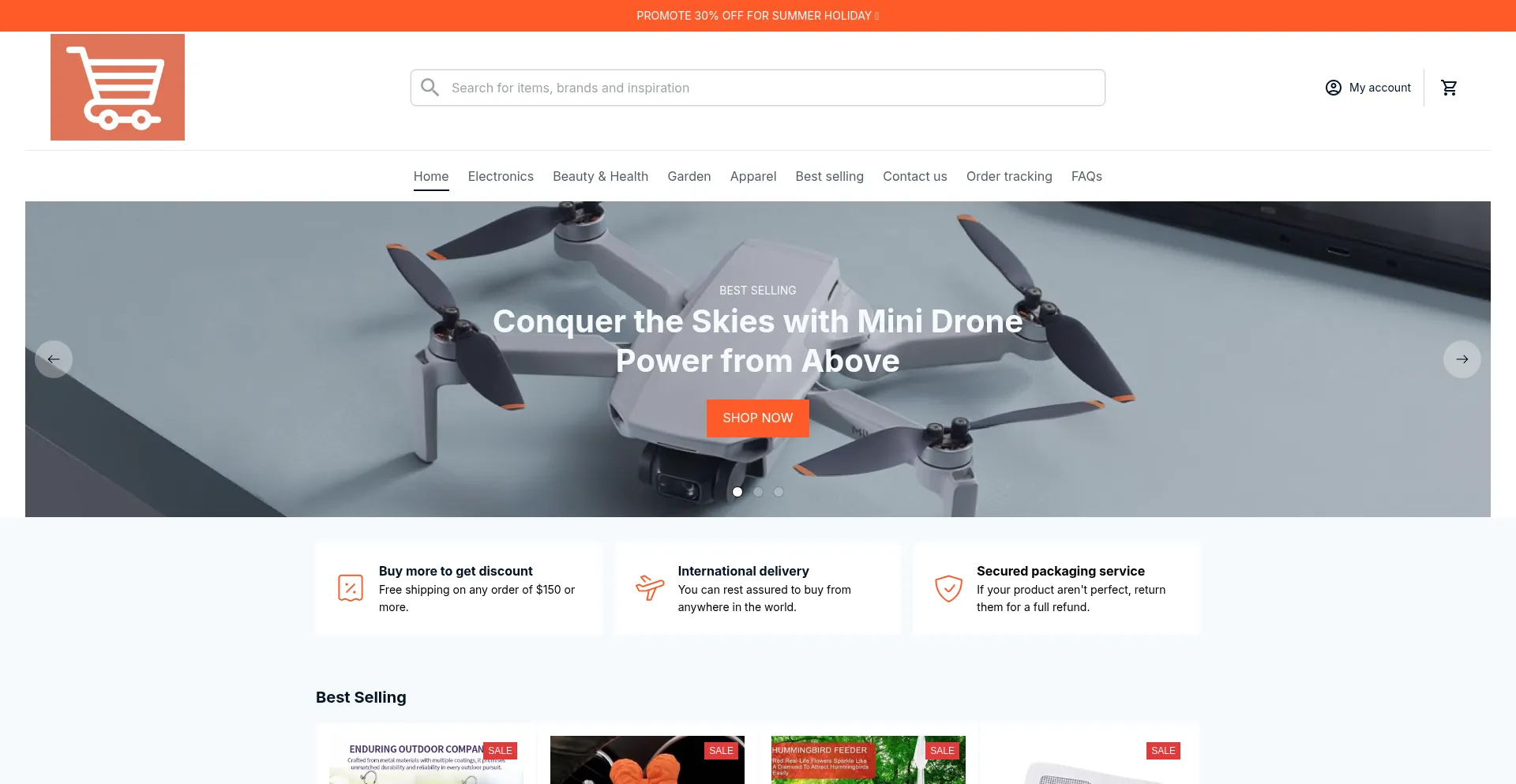 Website screenshot of Honeymarkus.com