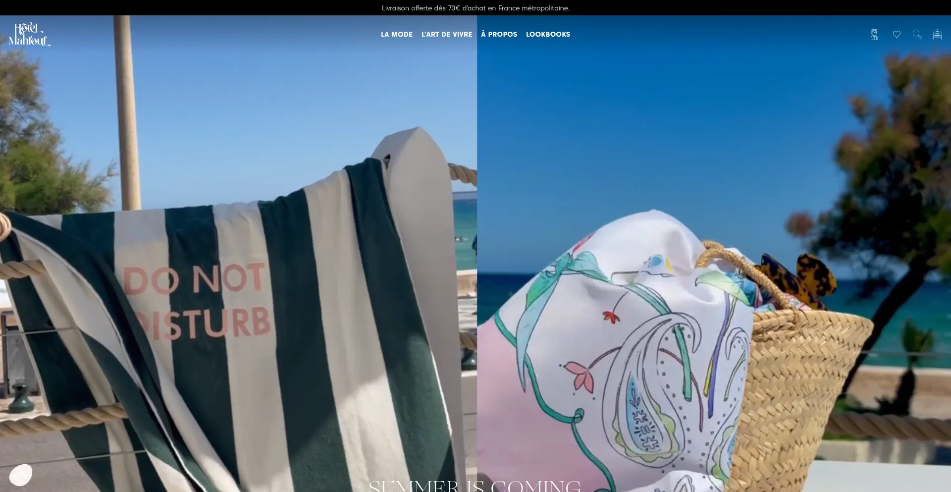 Website screenshot of Hotelmahfouf.com