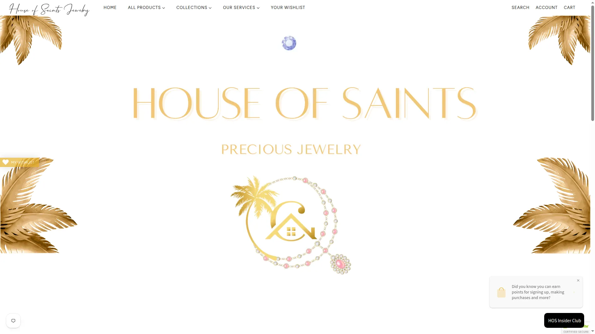 Houseofsaintsjewelry.com