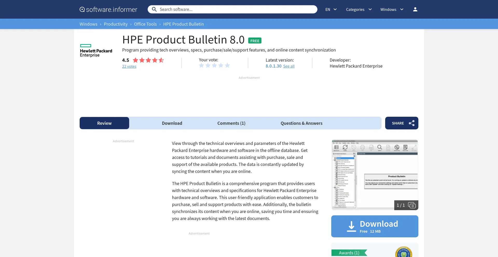 Hpe-product-bulletin.software.informer.com