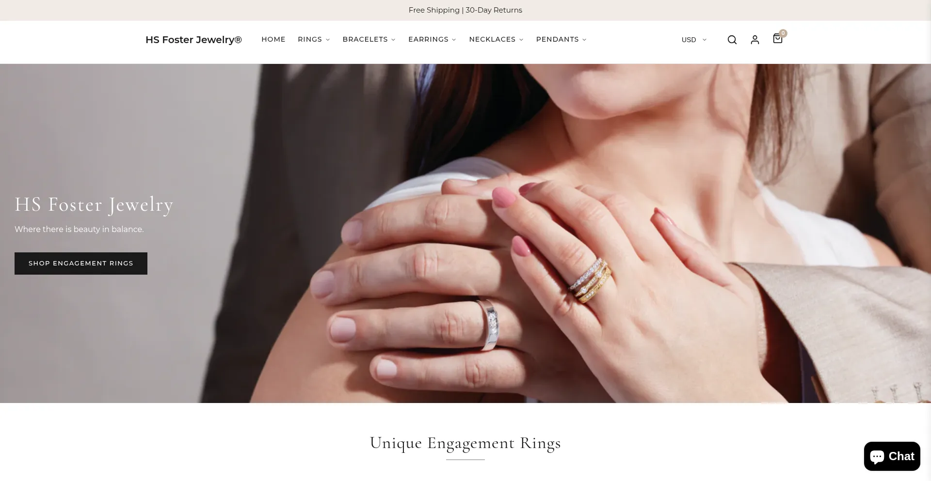 Hsfosterjewelry.com Screenshot