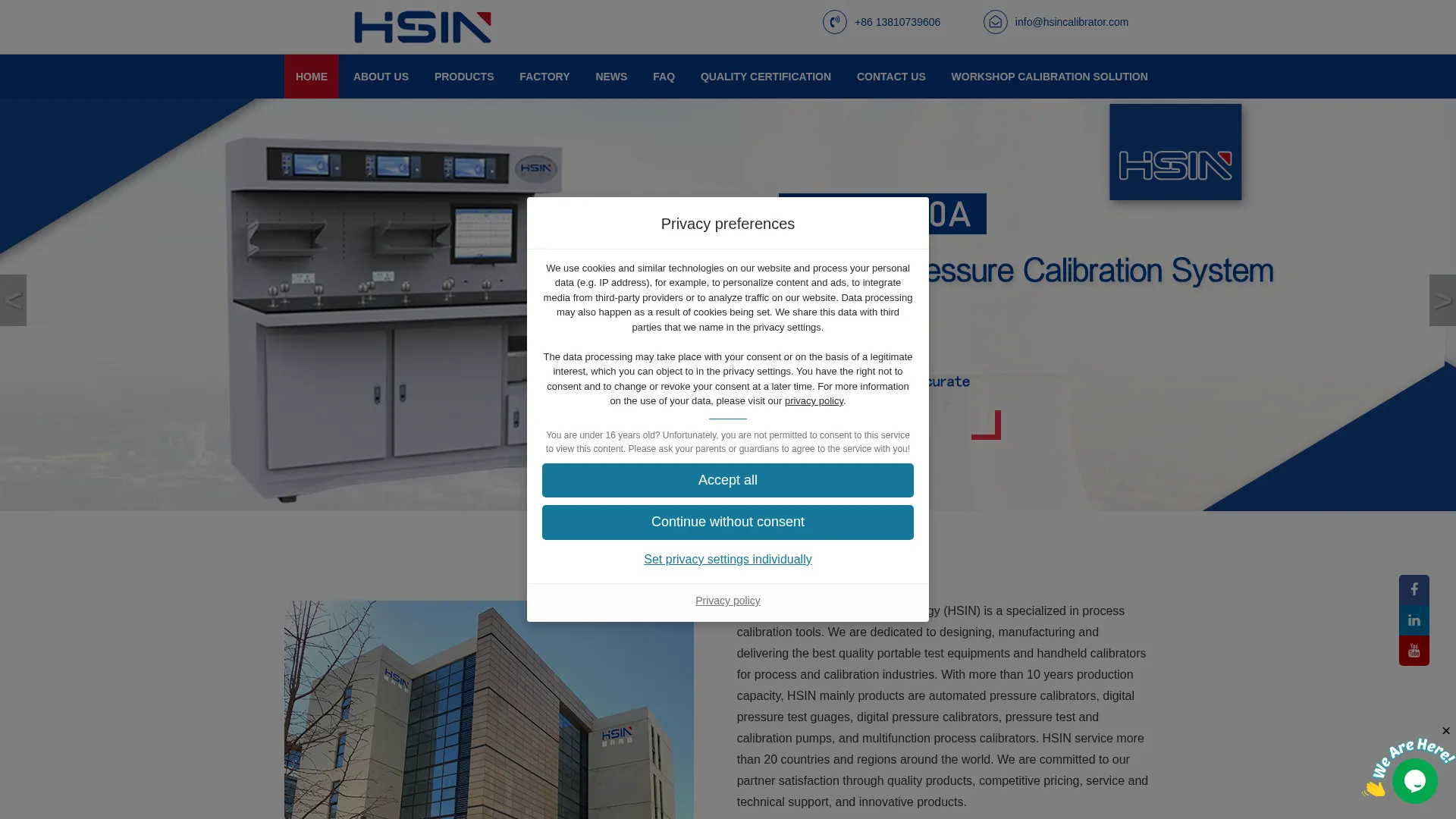 Hsincalibrator.com