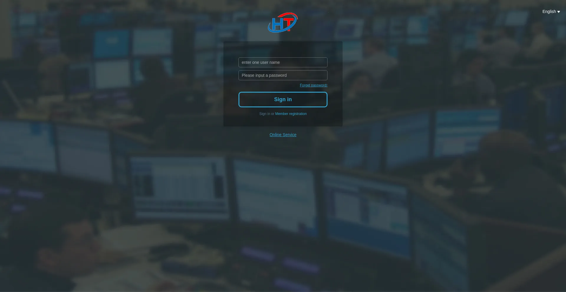 Website screenshot of Htccoin.cc