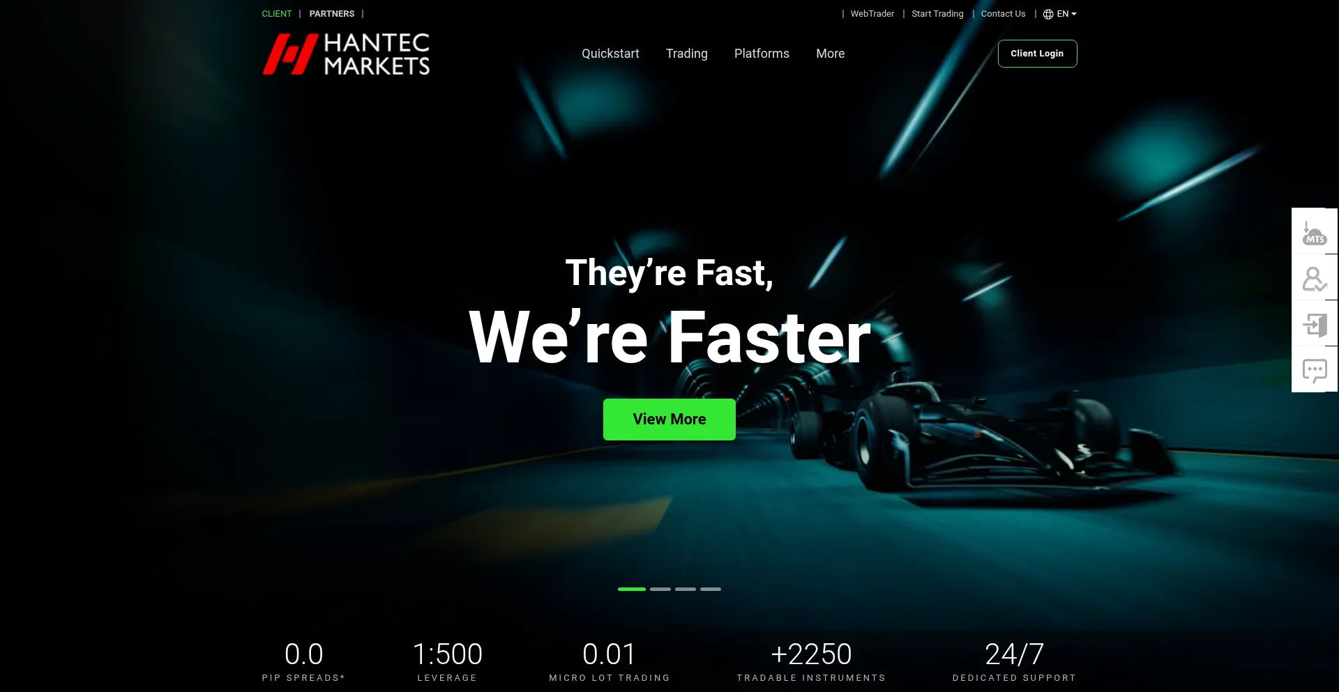 Website screenshot of Htecmarketsfv.com