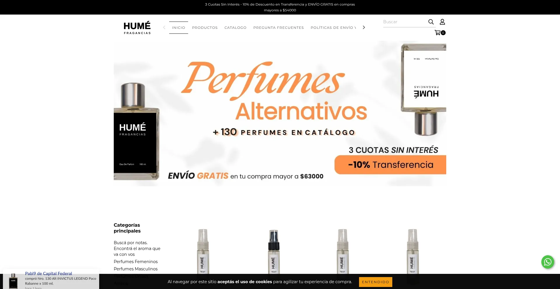 Humefragancias.mitiendanube.com 安全可靠吗？