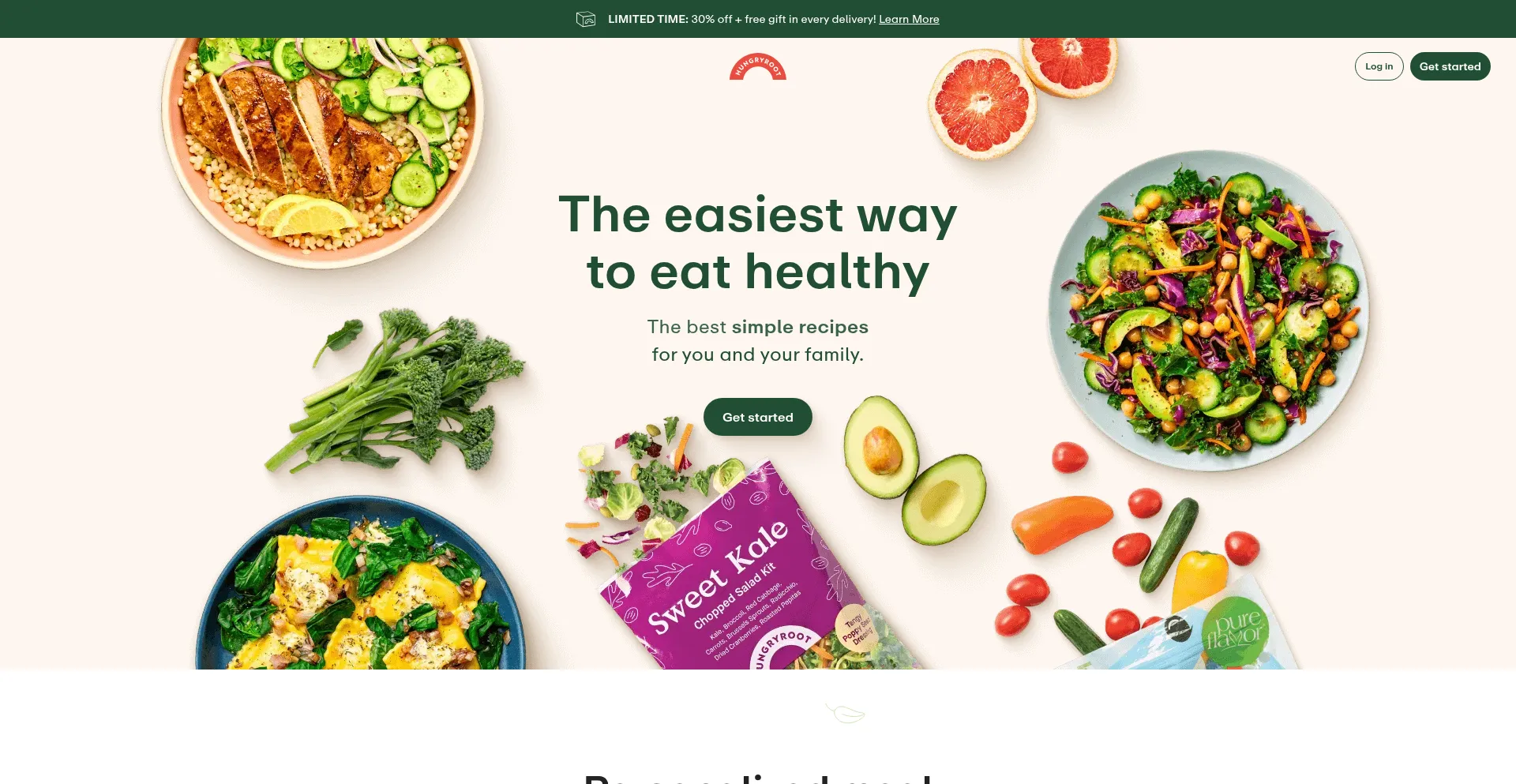 Hungryroot.com Screenshot