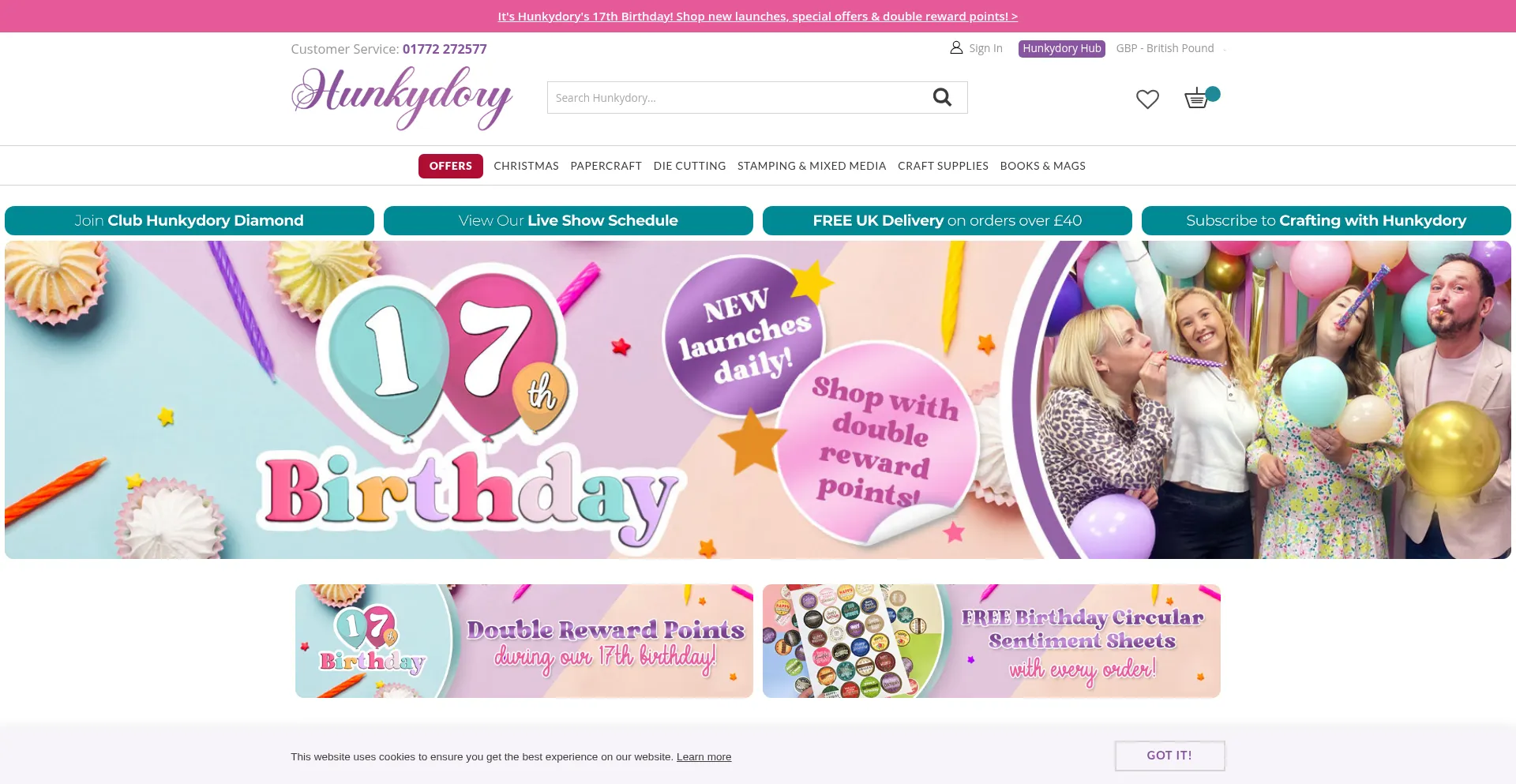 Hunkydorycrafts.co.uk 安全可靠吗？