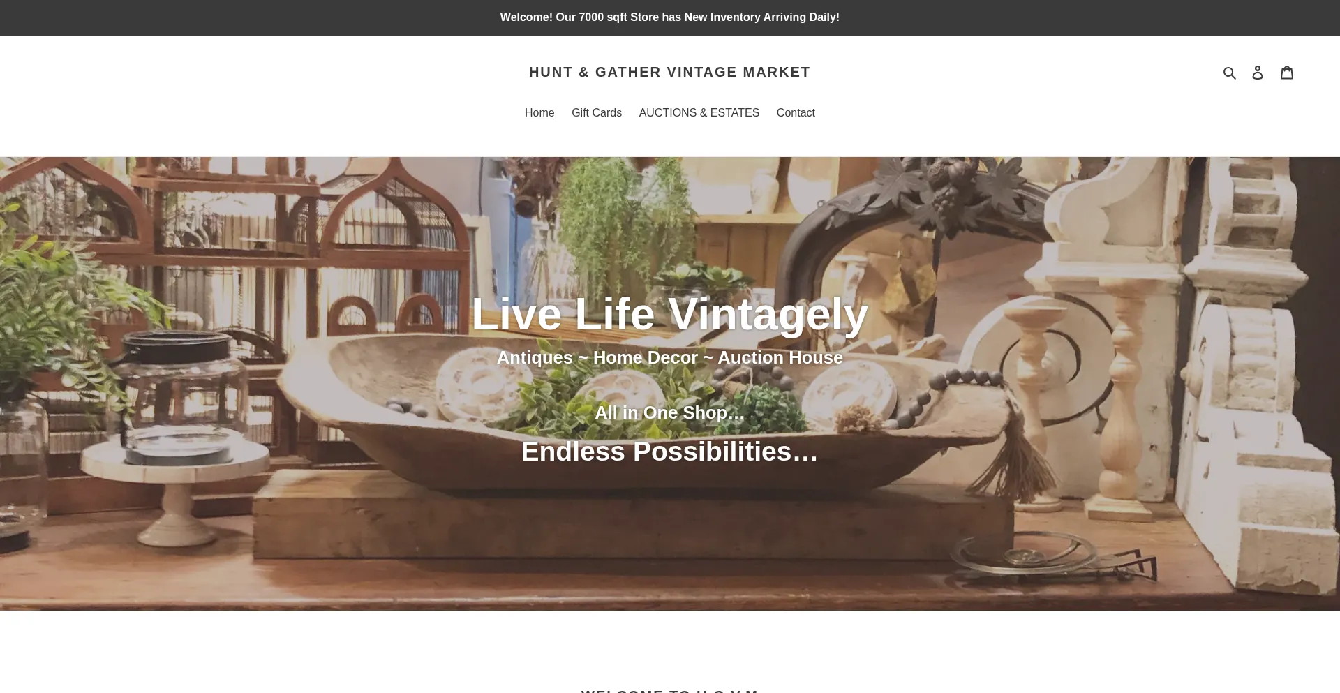 Huntandgathervintagemarket.com