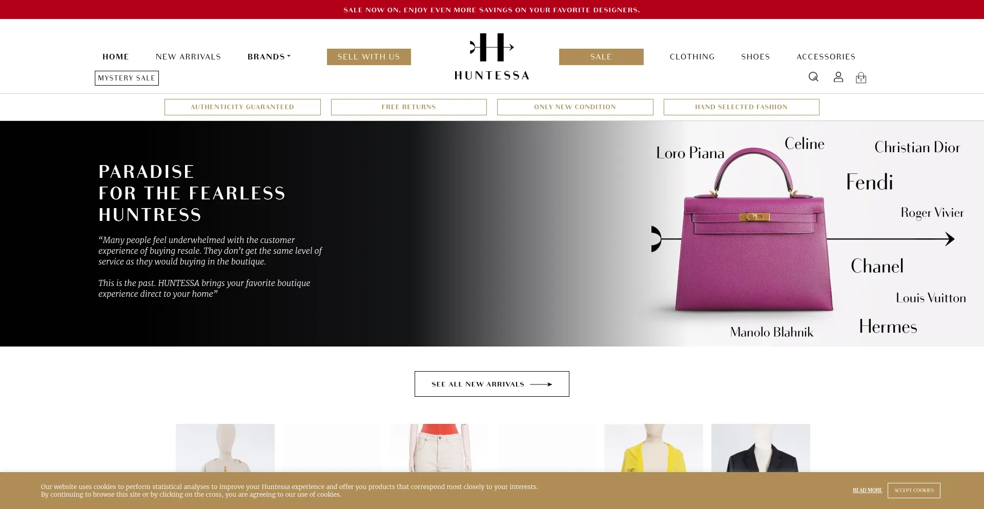 Huntessa.com 安全可靠吗？