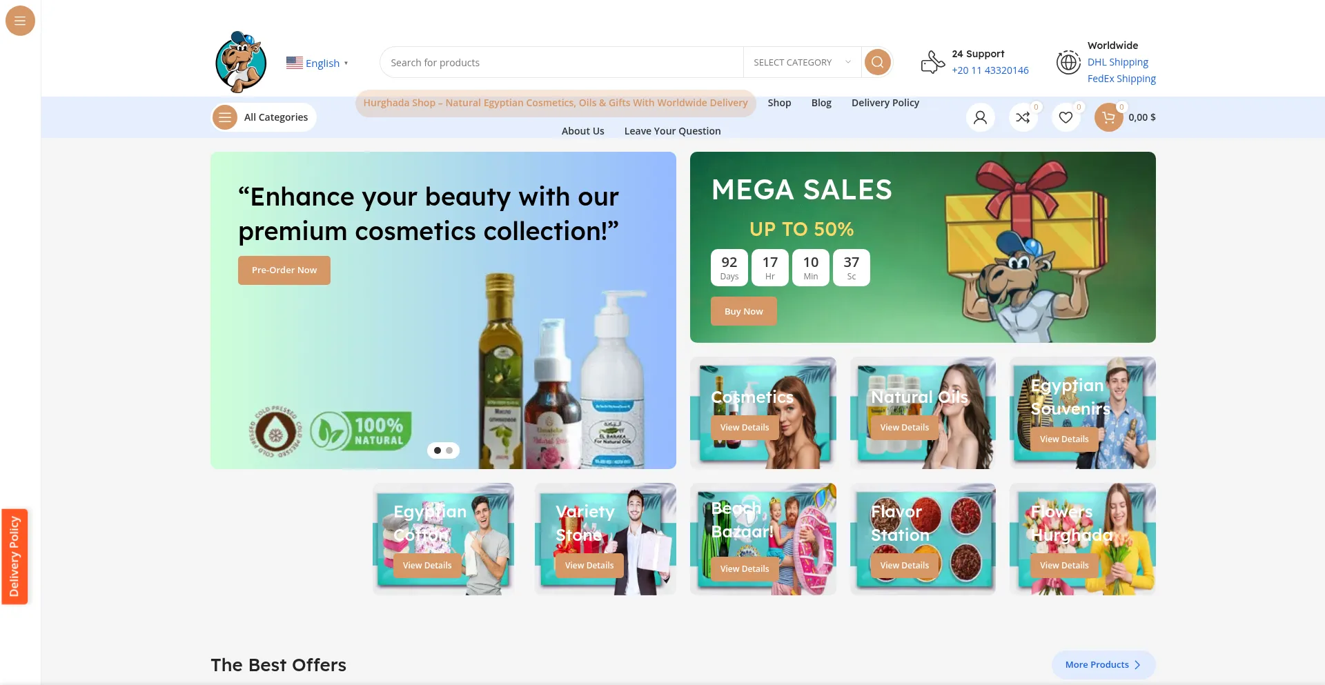 Hurghadashop.com Screenshot