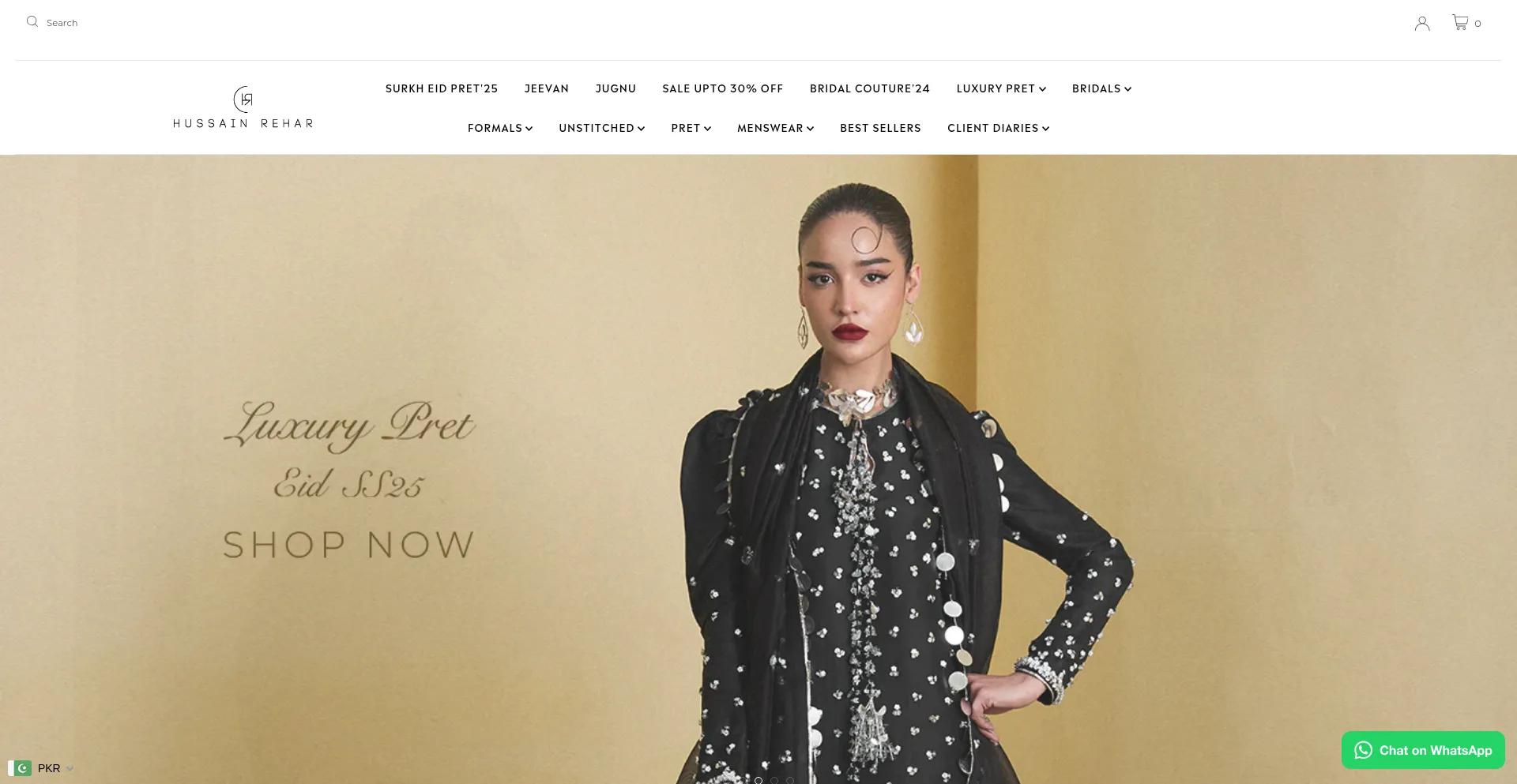 Website screenshot of Hussainrehar.com