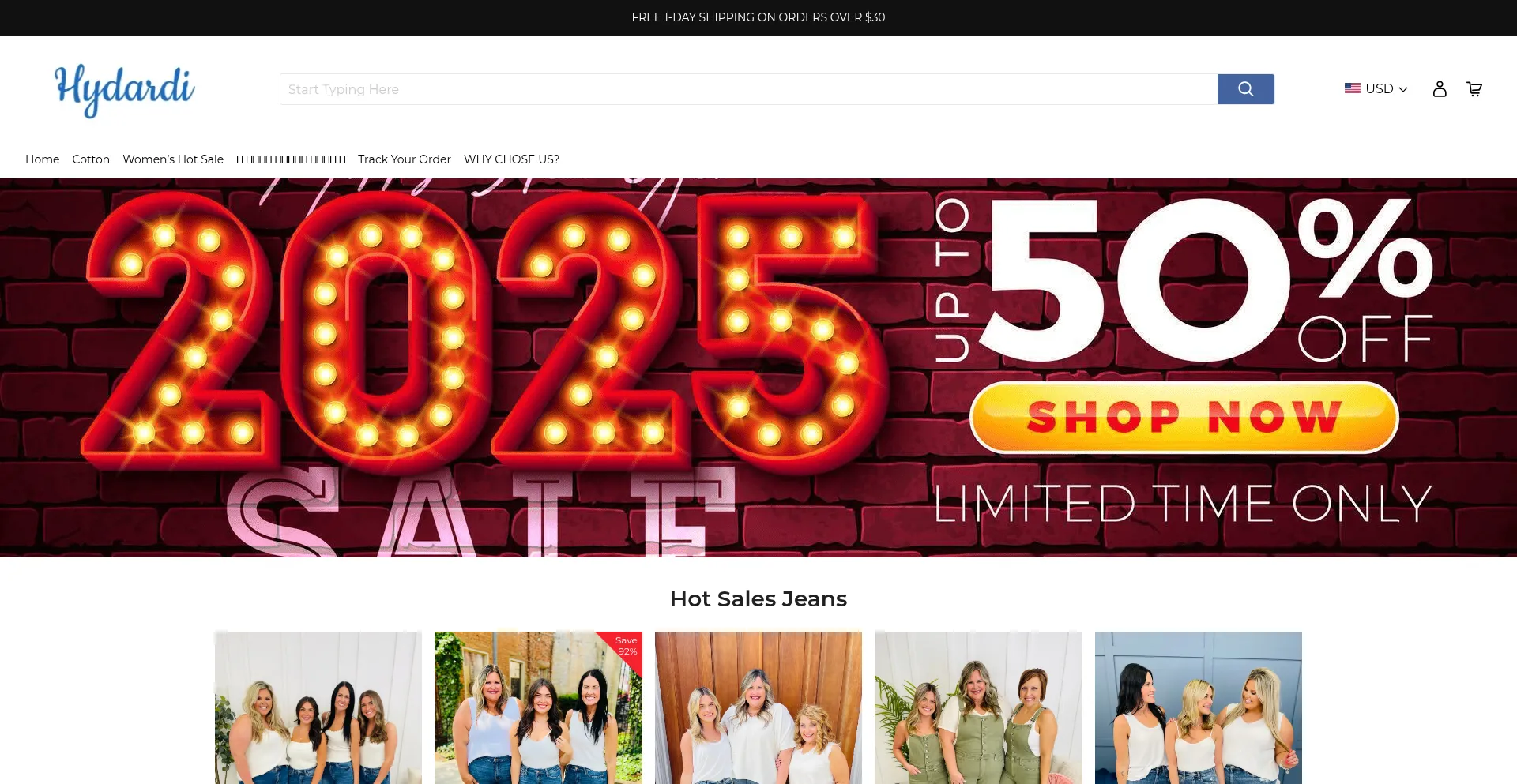 Website screenshot of Hydardi.com