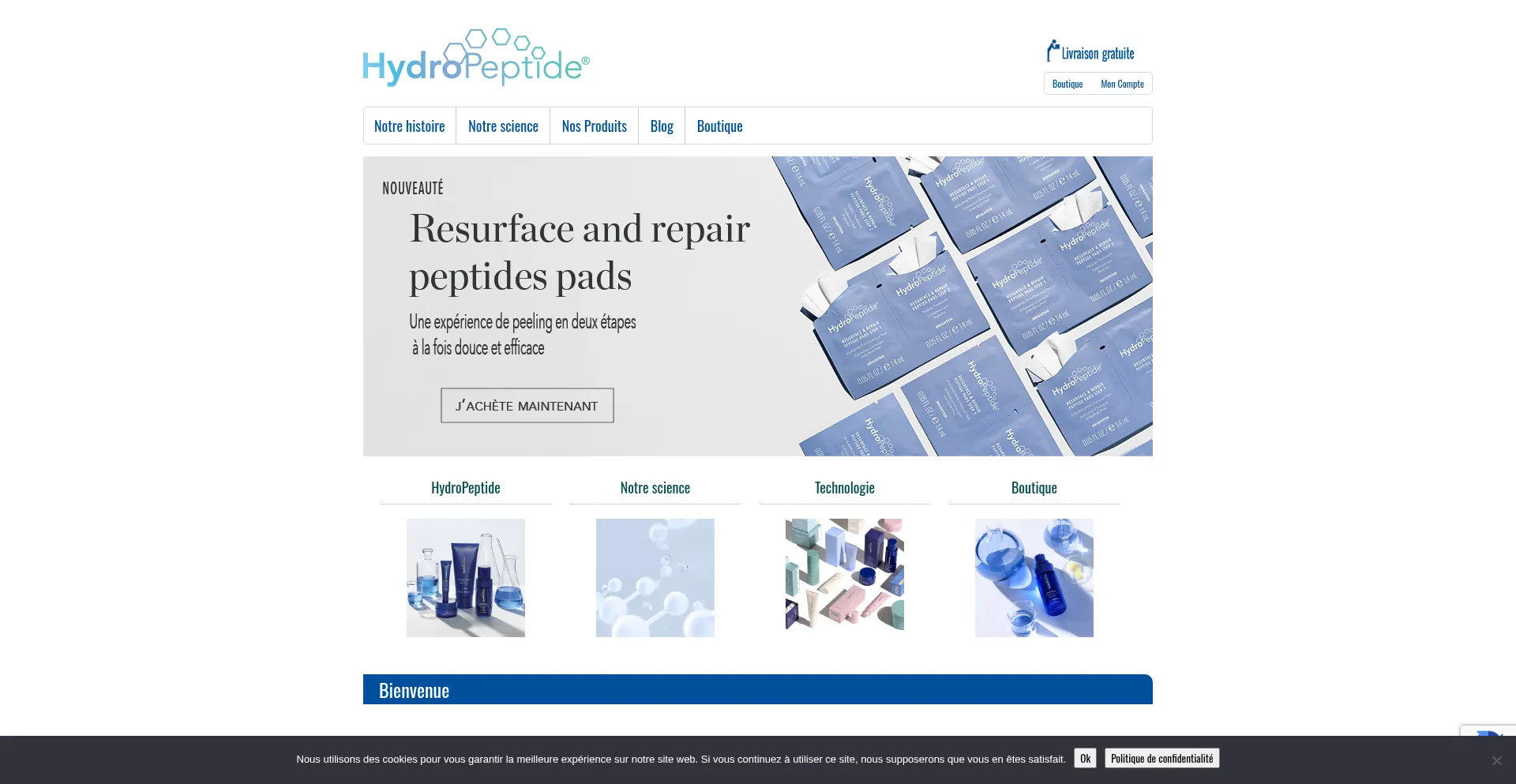 Hydropeptide.fr