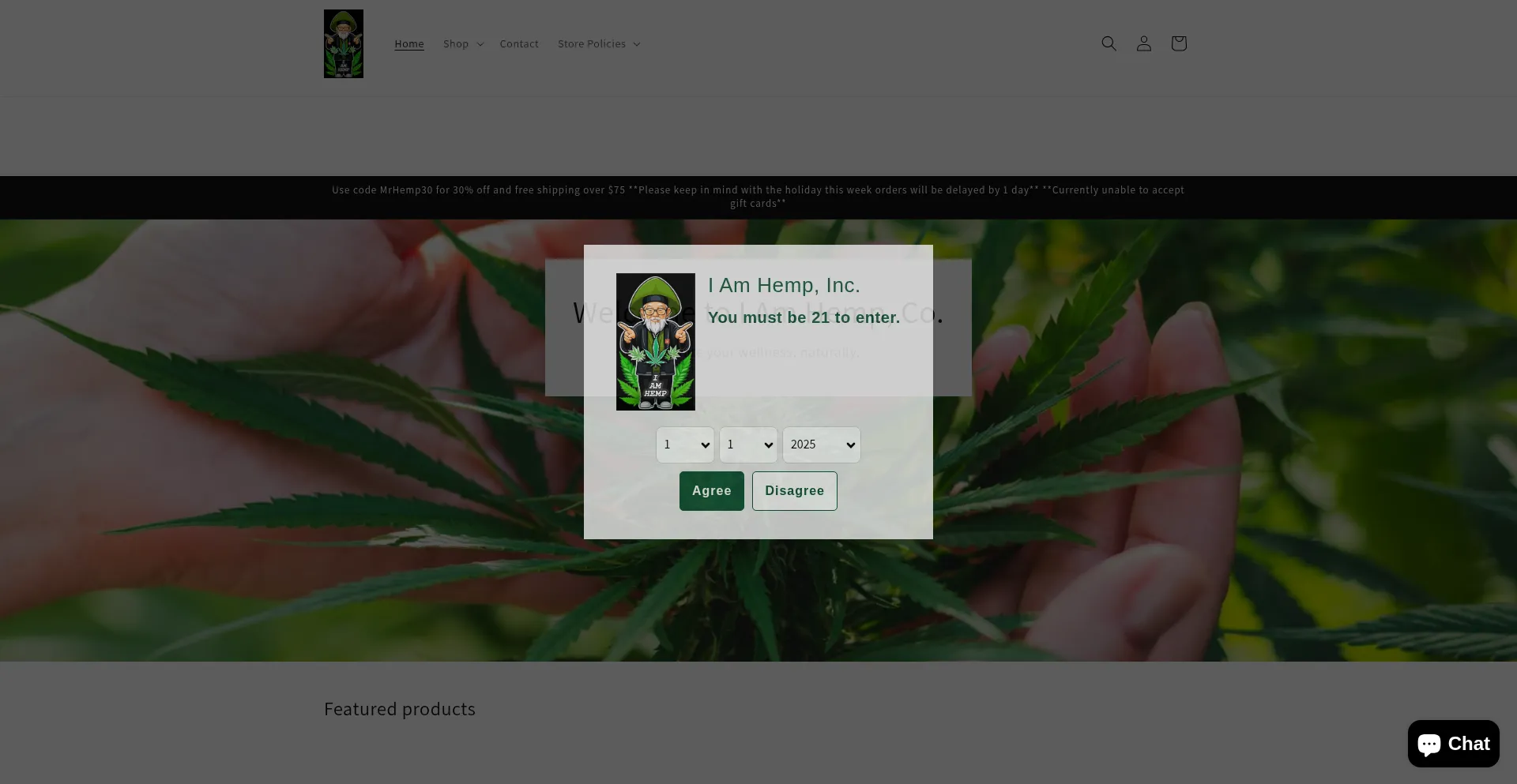Iamhemp.co Screenshot