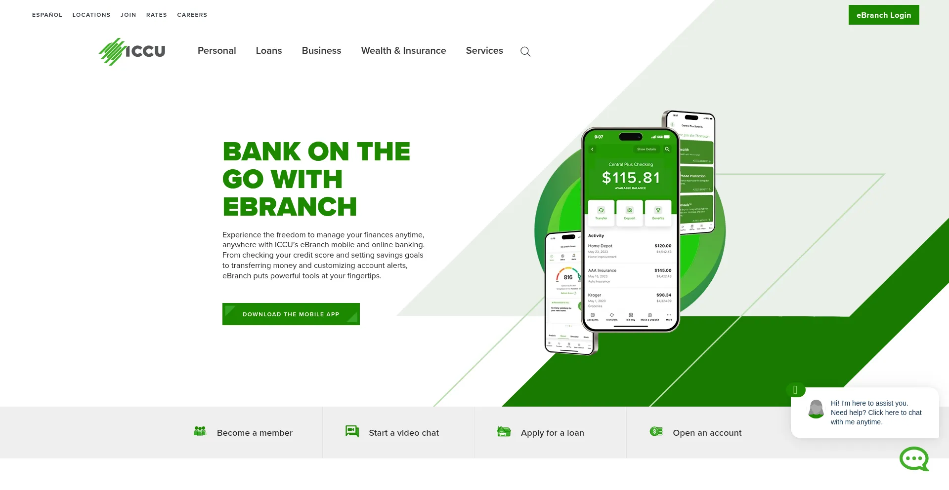 Iccu.com Screenshot