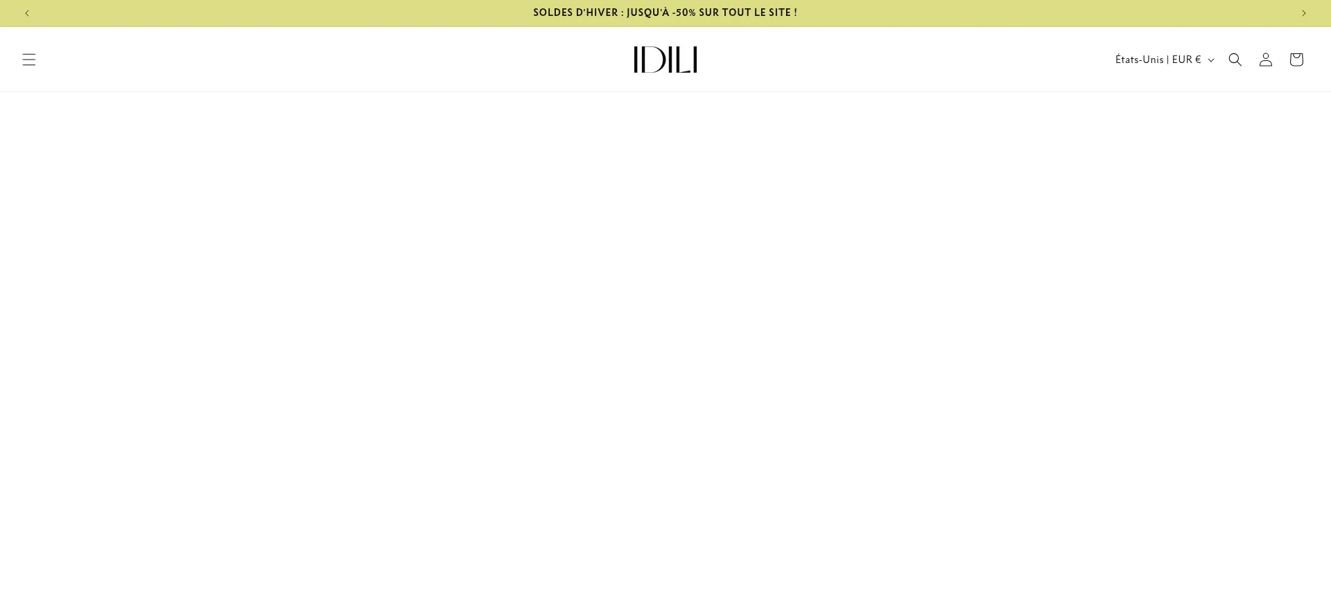 Website screenshot of Idili.fr