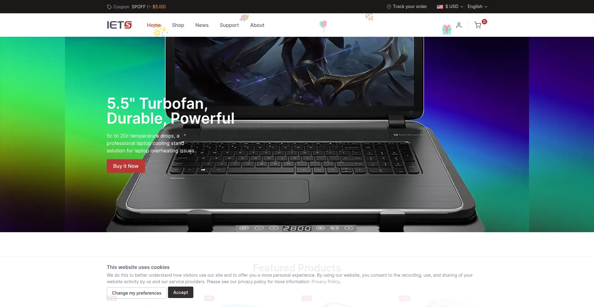 Ietstech.com Screenshot