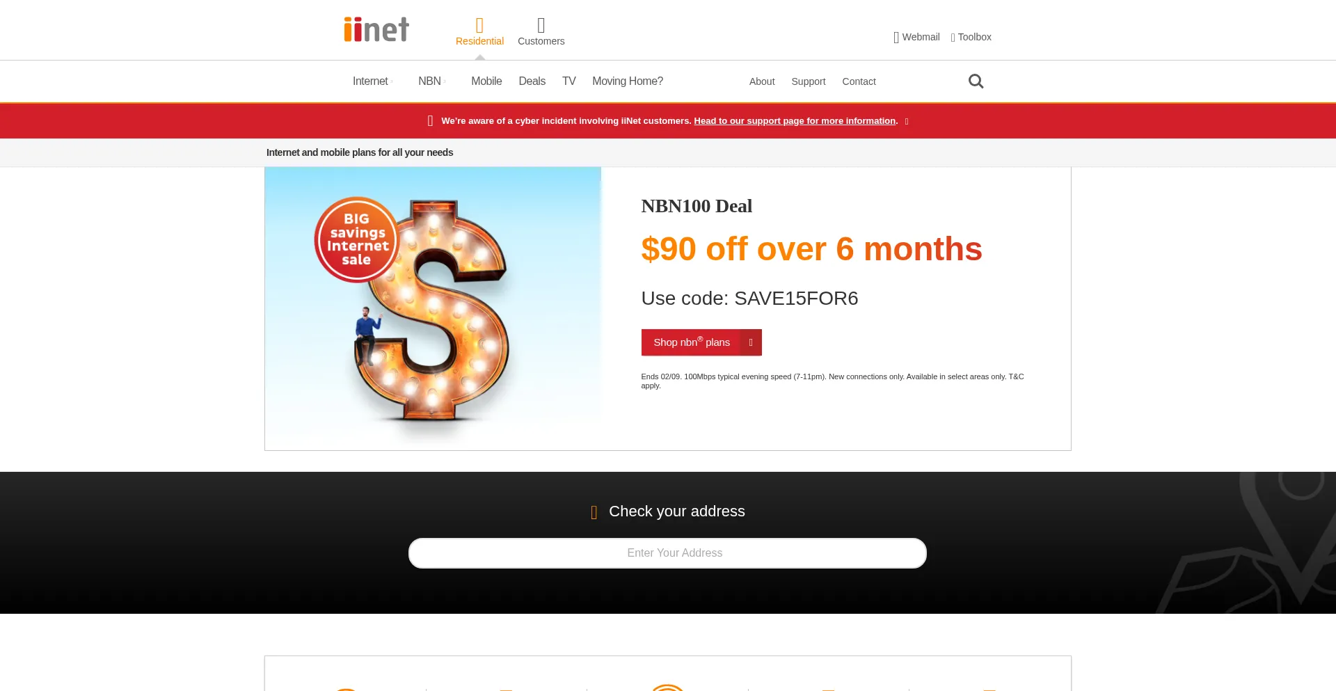 Website screenshot of Ihug.com.au