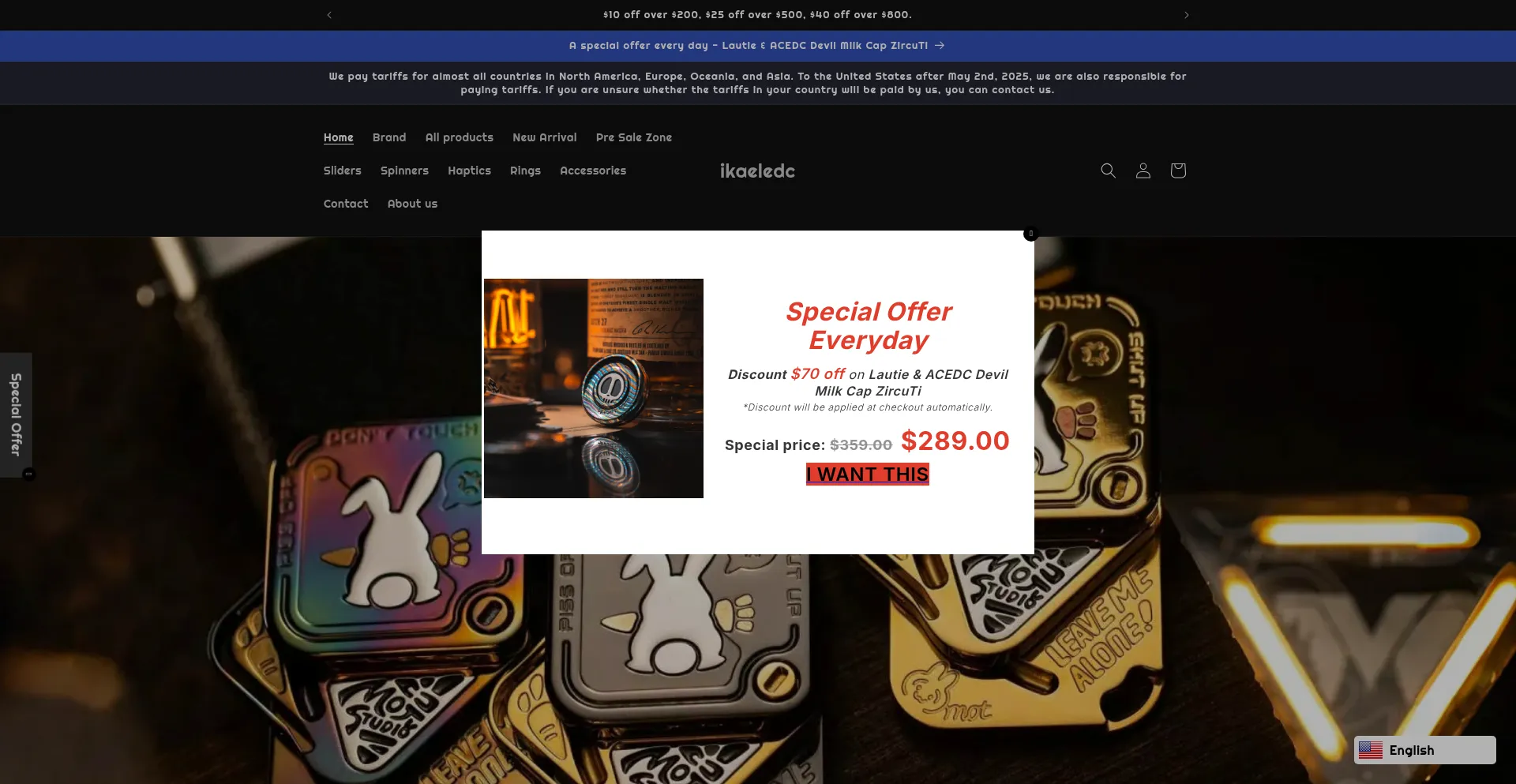 Website screenshot of Ikaeledc.com