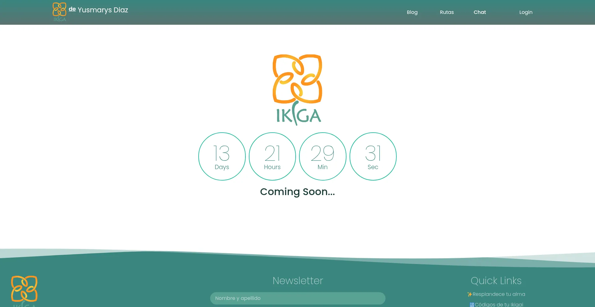Website screenshot of Ikiga.net