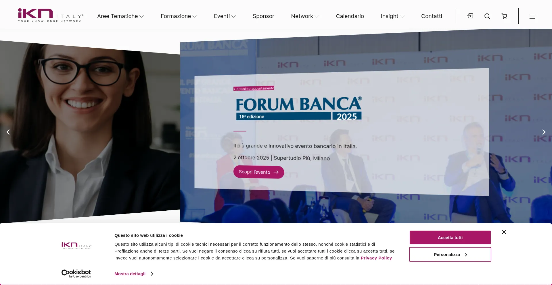 Website screenshot of Ikn.it