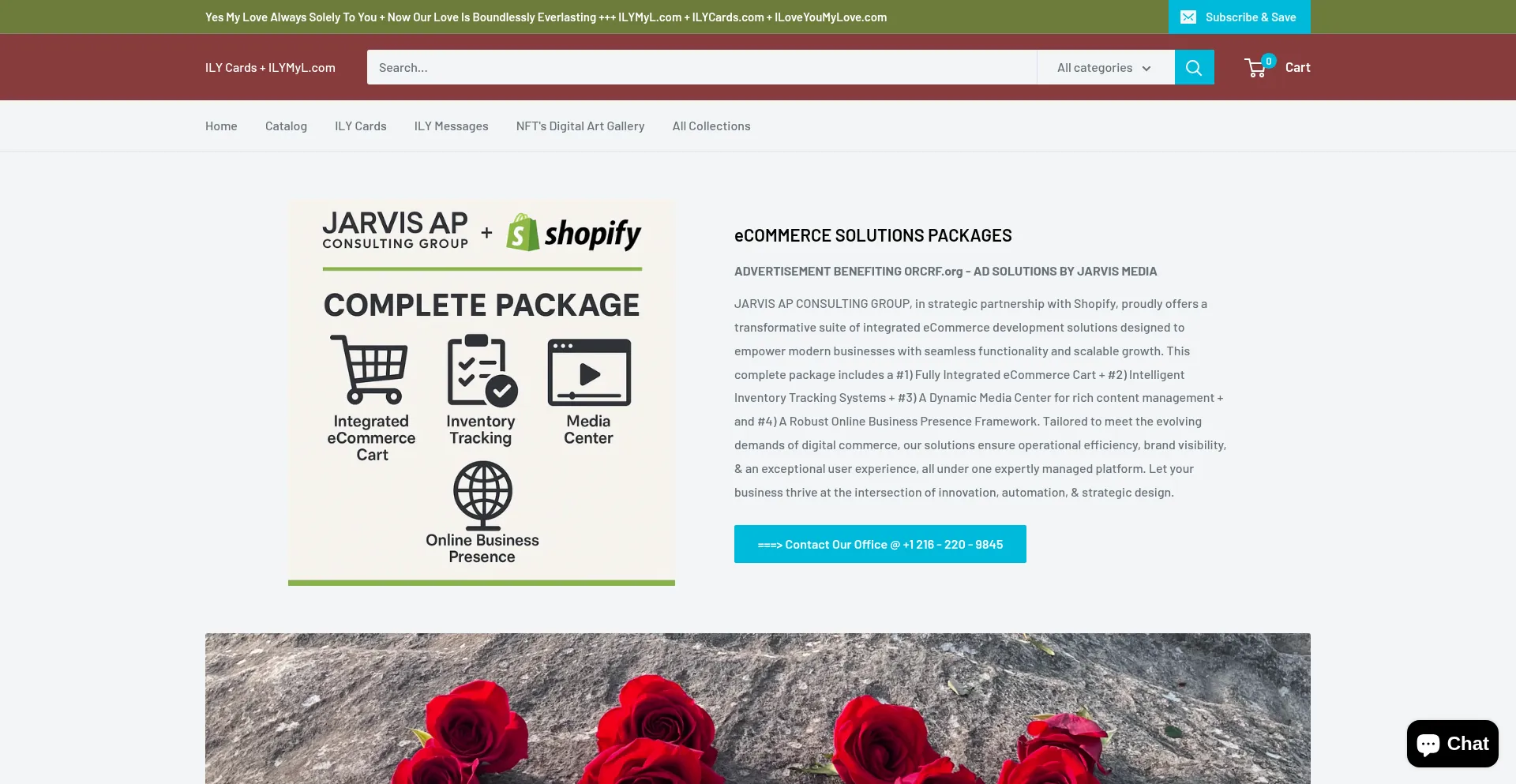 Website screenshot of Ilymyl.com