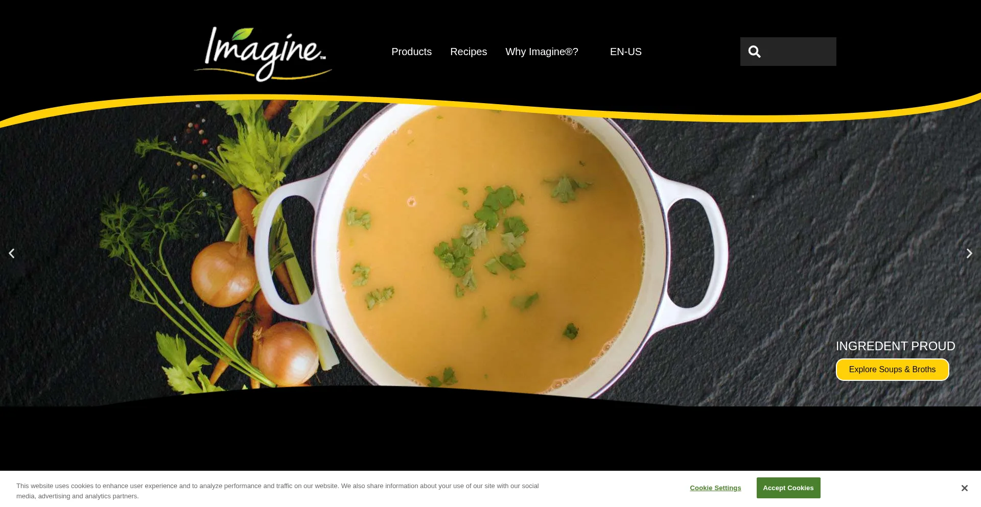 Imaginefoods.com Screenshot