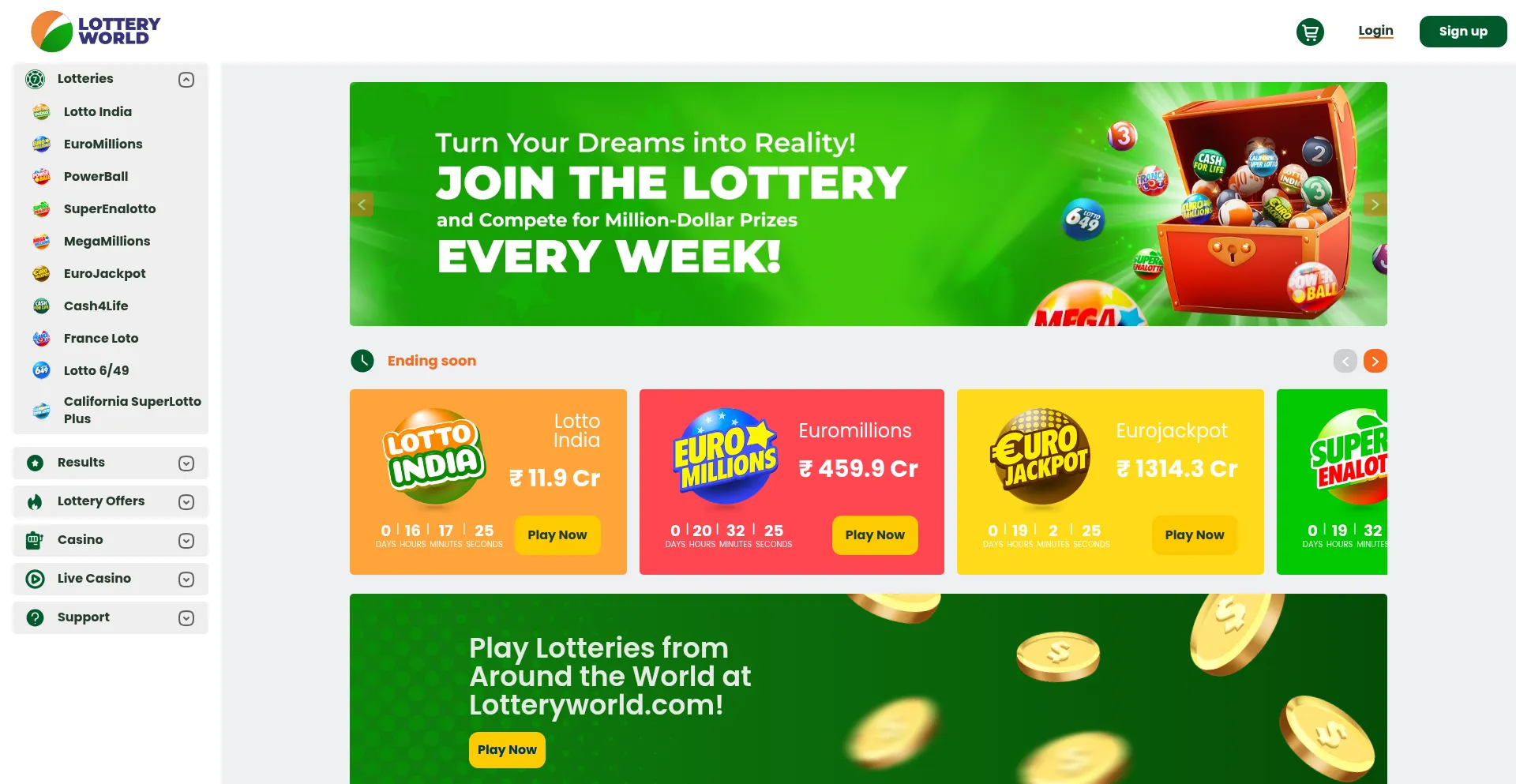 In.lotteryworld.com 安全可靠吗？