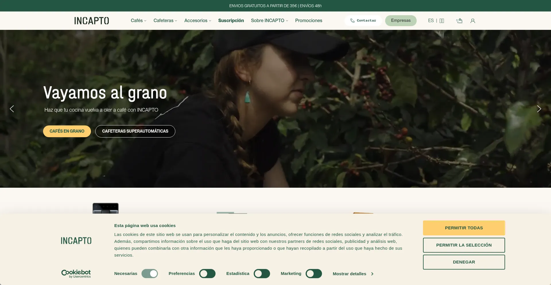 Incapto.com Screenshot