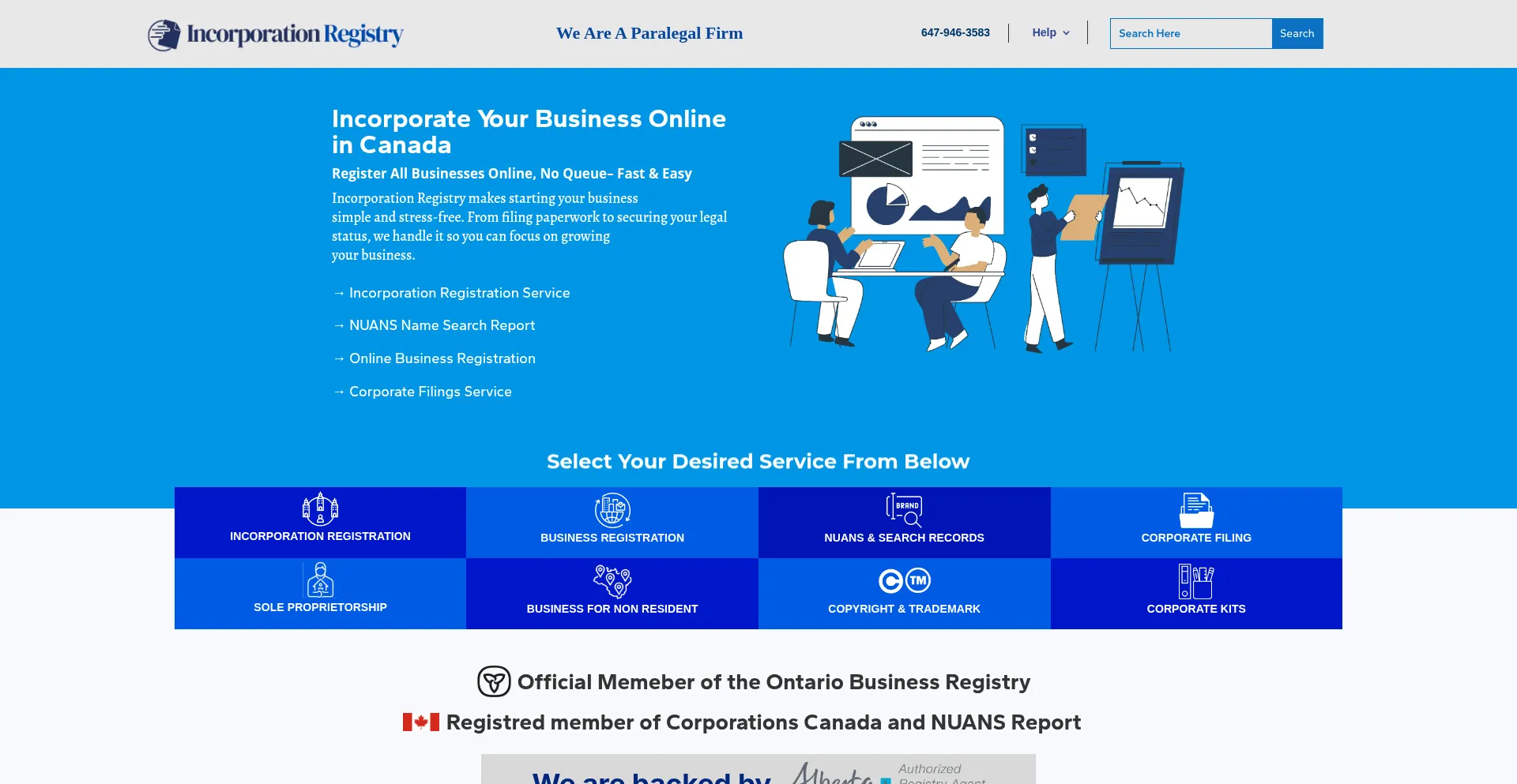 Incorporationregistry.ca 安全可靠吗？