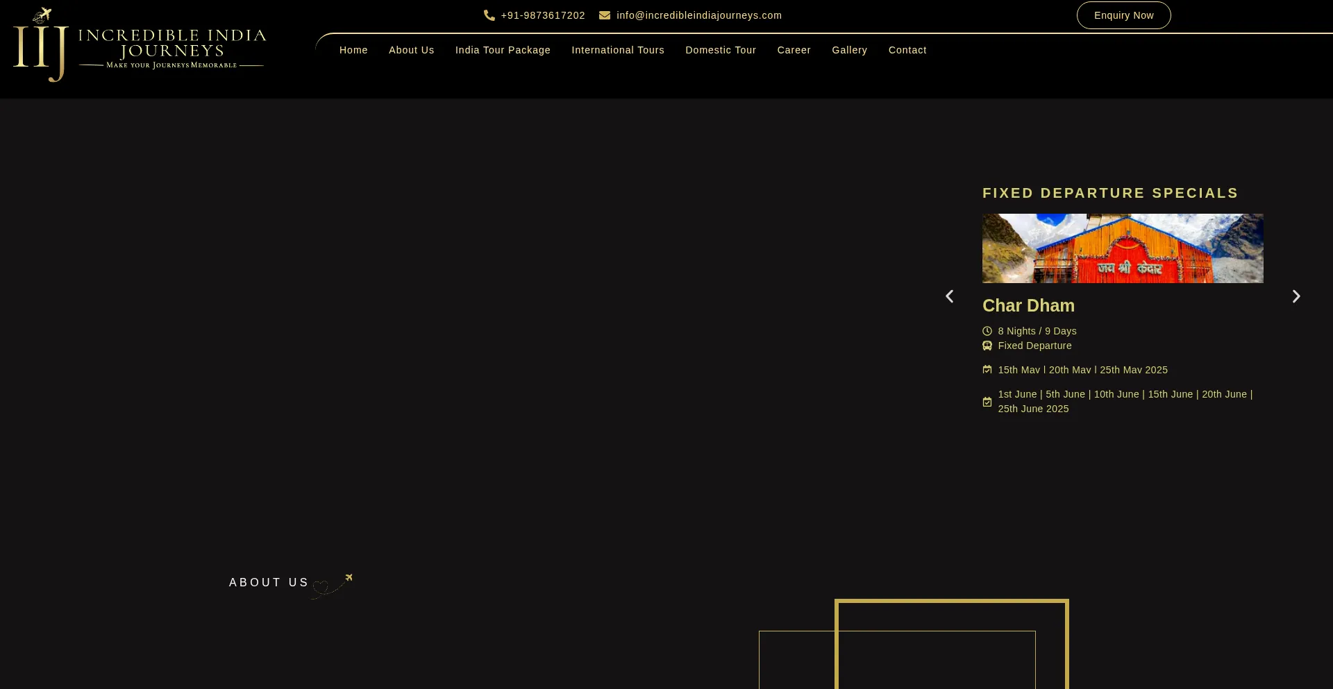 Incredibleindiajourneys.com Screenshot