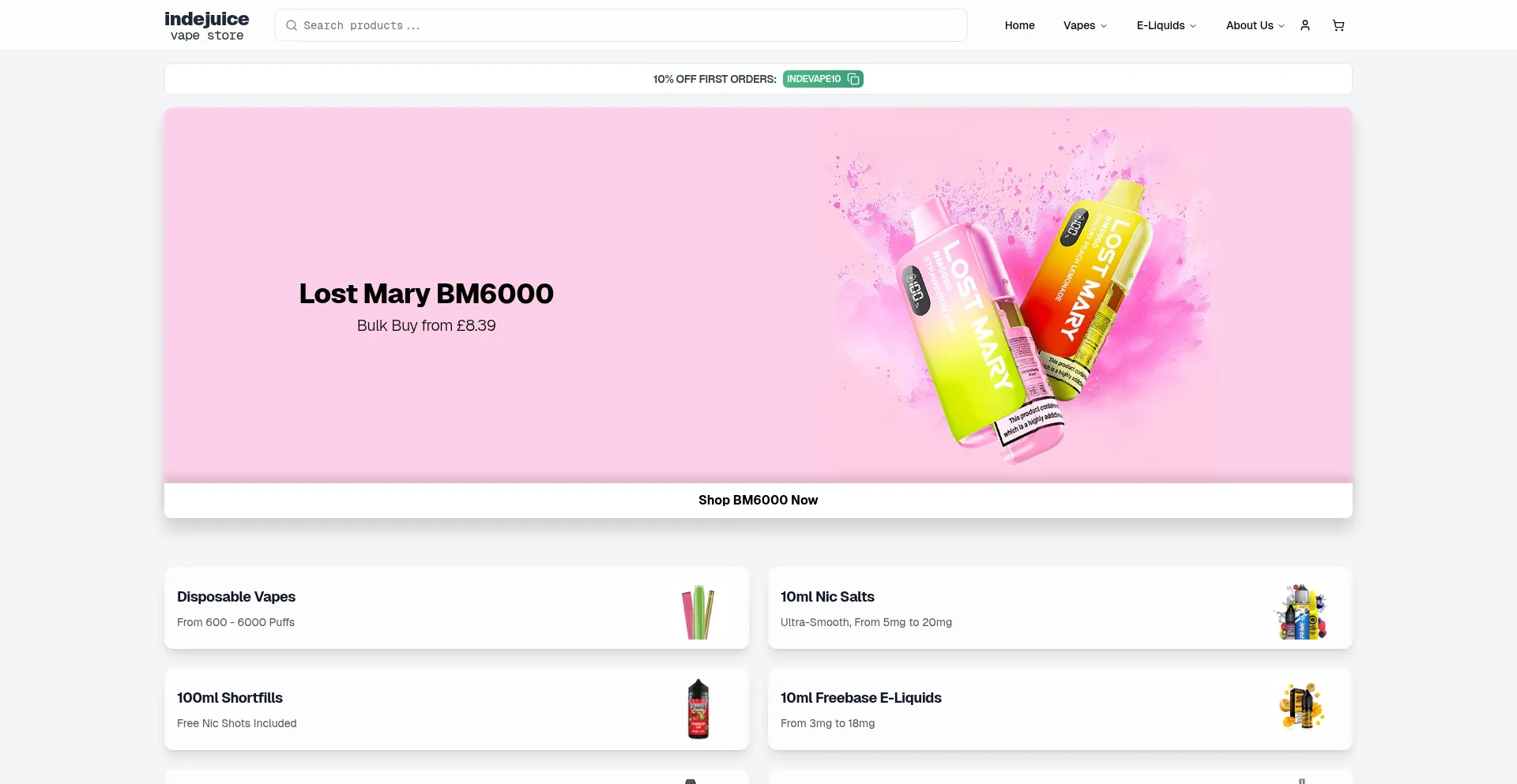 Indejuicevapestore.co.uk