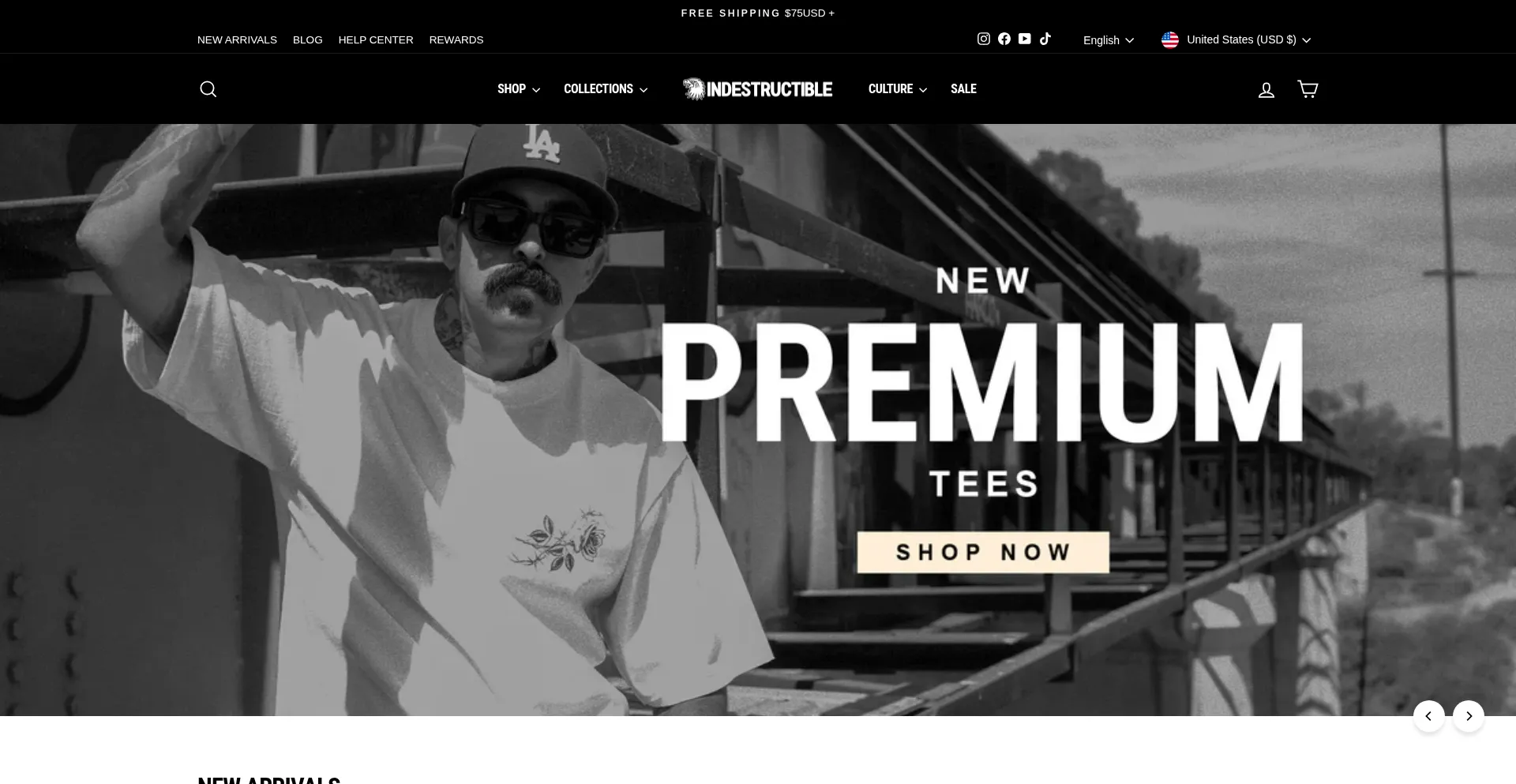 Indestructiblemfg.com Screenshot