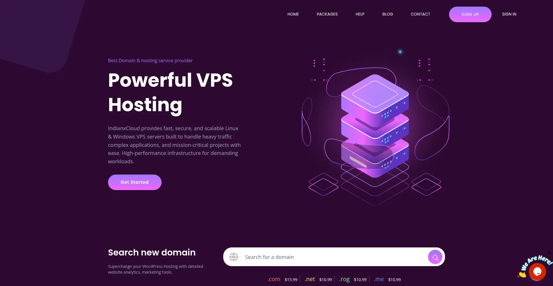 Indianxcloud.com Screenshot