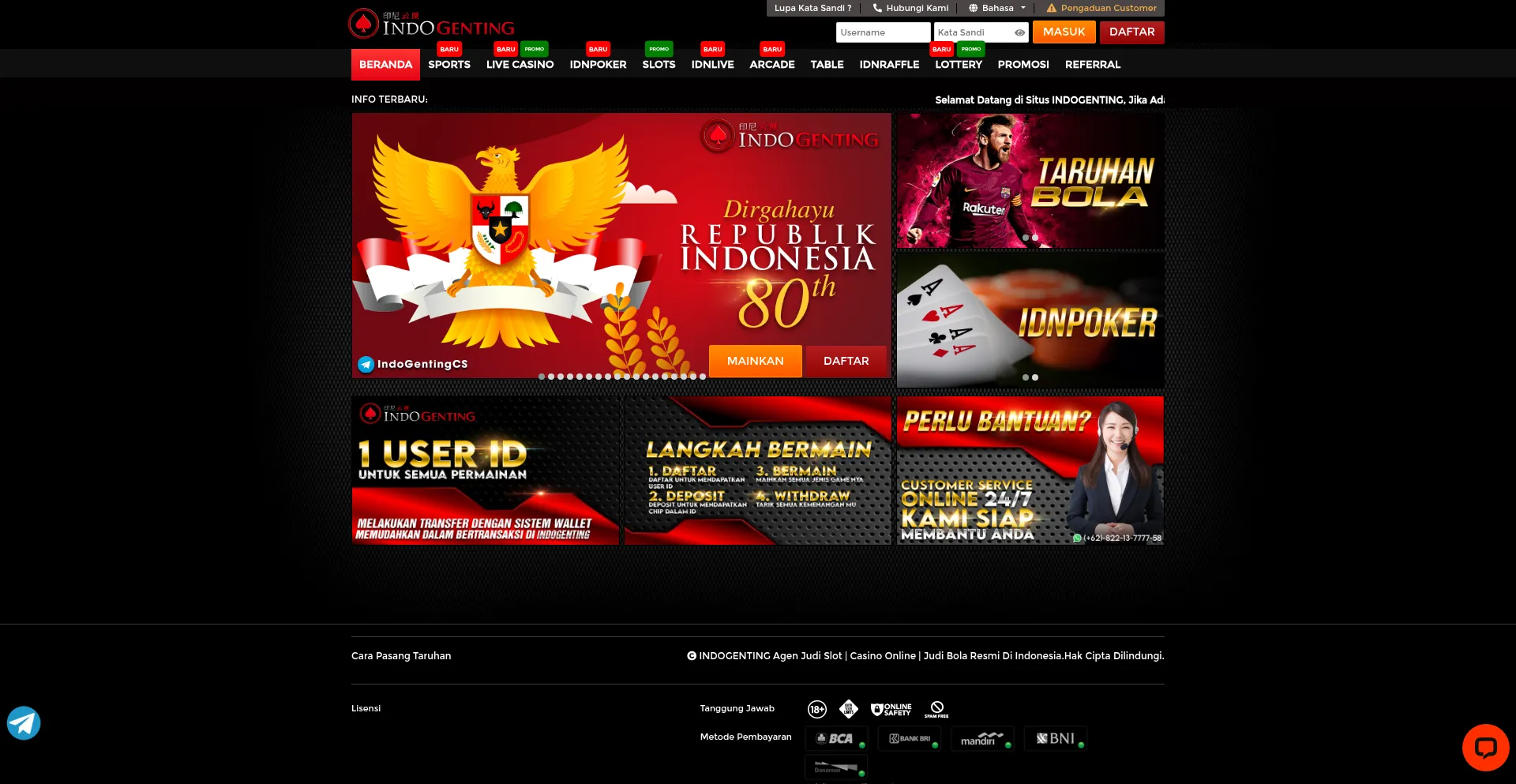 Indogenting0925.com Screenshot